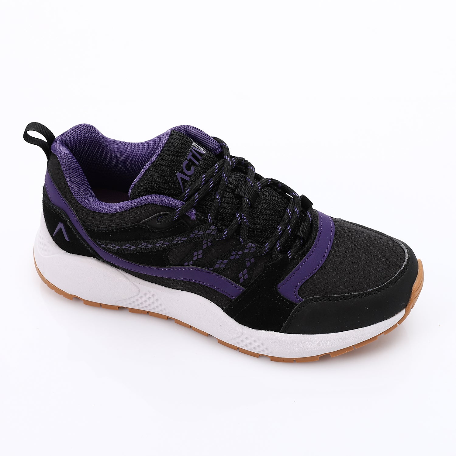 حذاء فاشون اكتف حريمى - اسود*بنفسجي