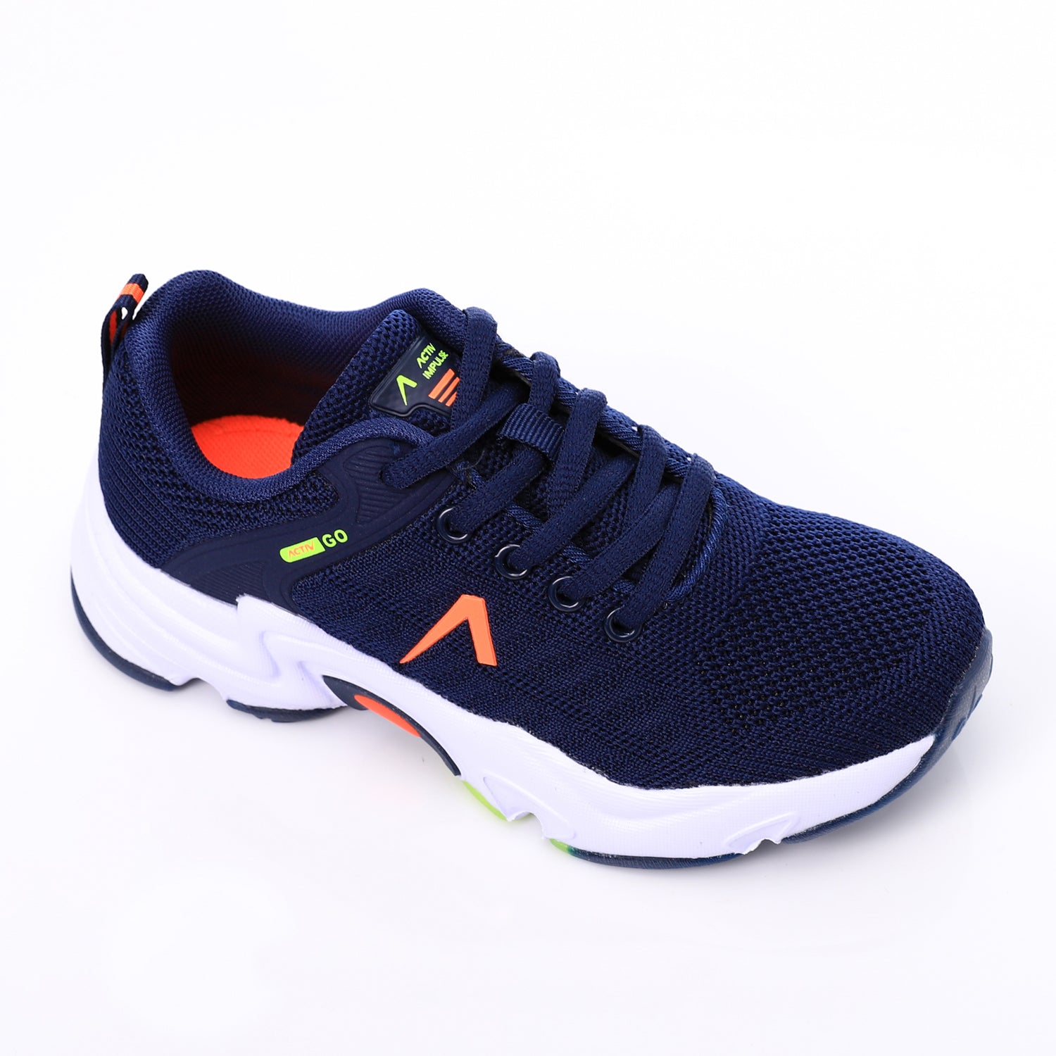 ACTIV KIDS SHOES - NVY*ORNG