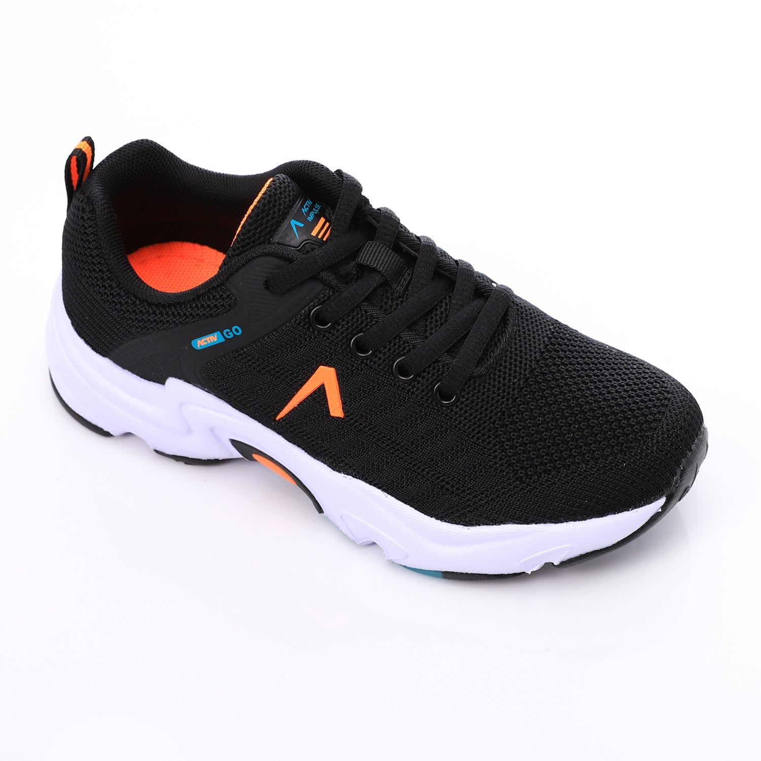 ACTIV KIDS SHOES - BLK*ORNG