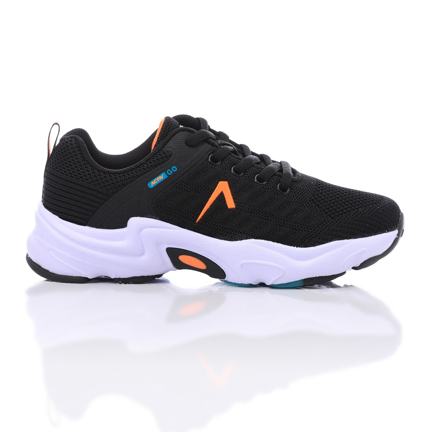 ACTIV KIDS SHOES - BLK*ORNG
