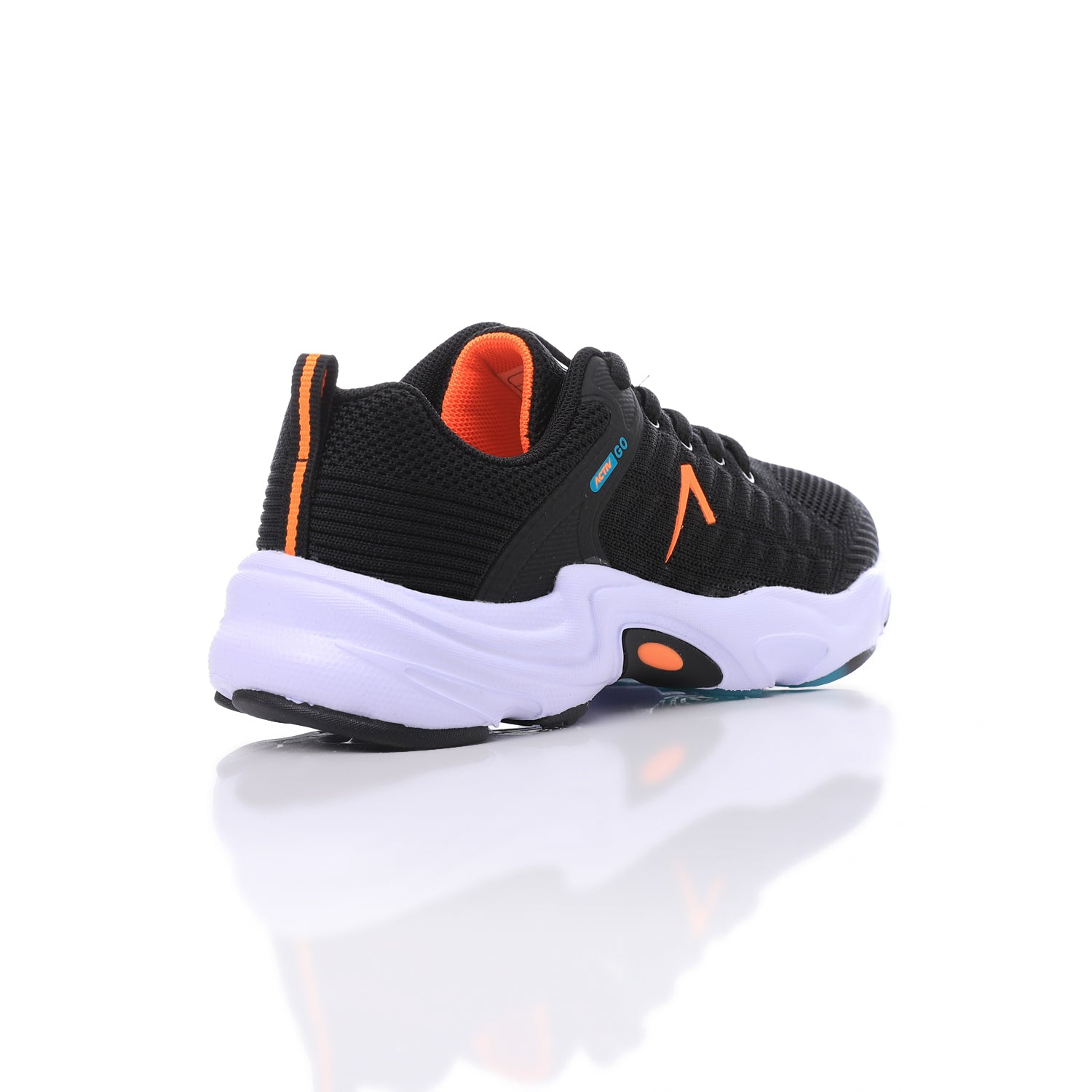 حذاء فاشون اكتف اطفالى - اسود*برتقالي