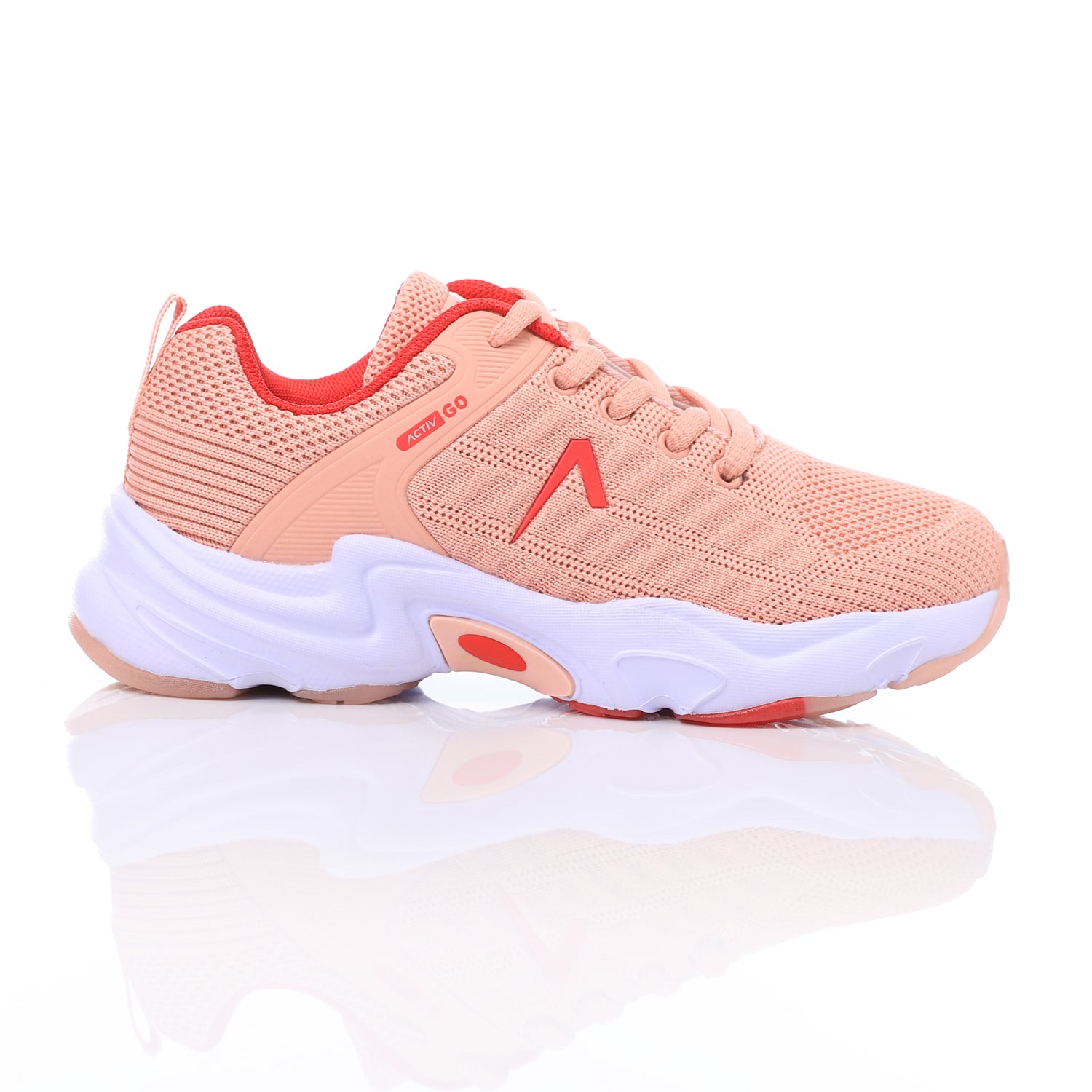 حذاء فاشون اكتف اطفالى - بينك*احمر