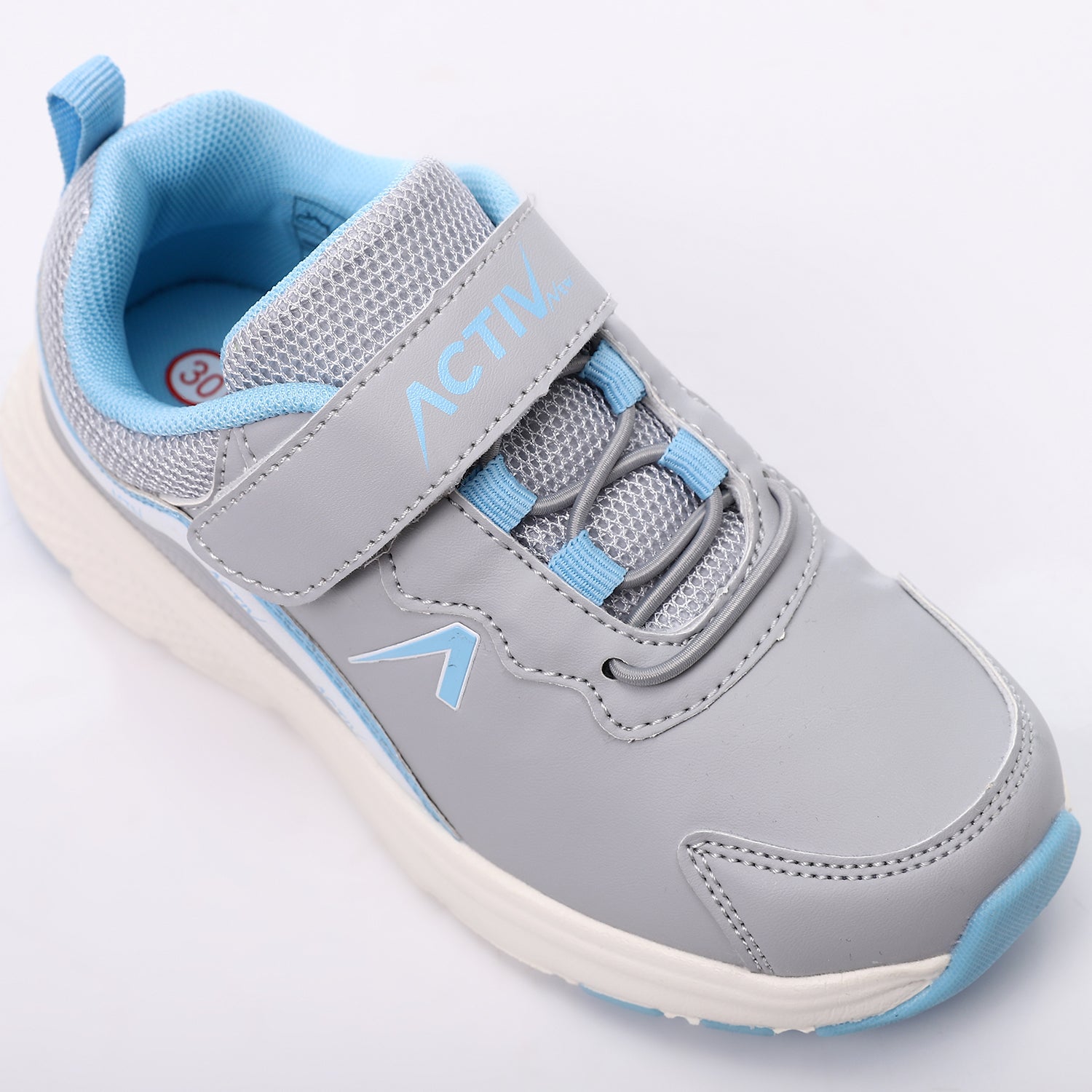 حذاء فاشون اكتف اطفالى - رمادى*ازرق فاتح