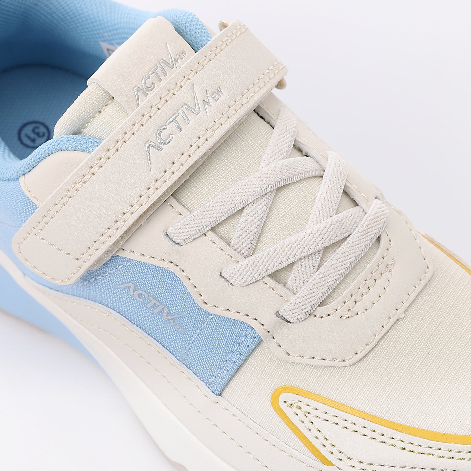 حذاء فاشون اكتف اطفالى - بيج*ازرق