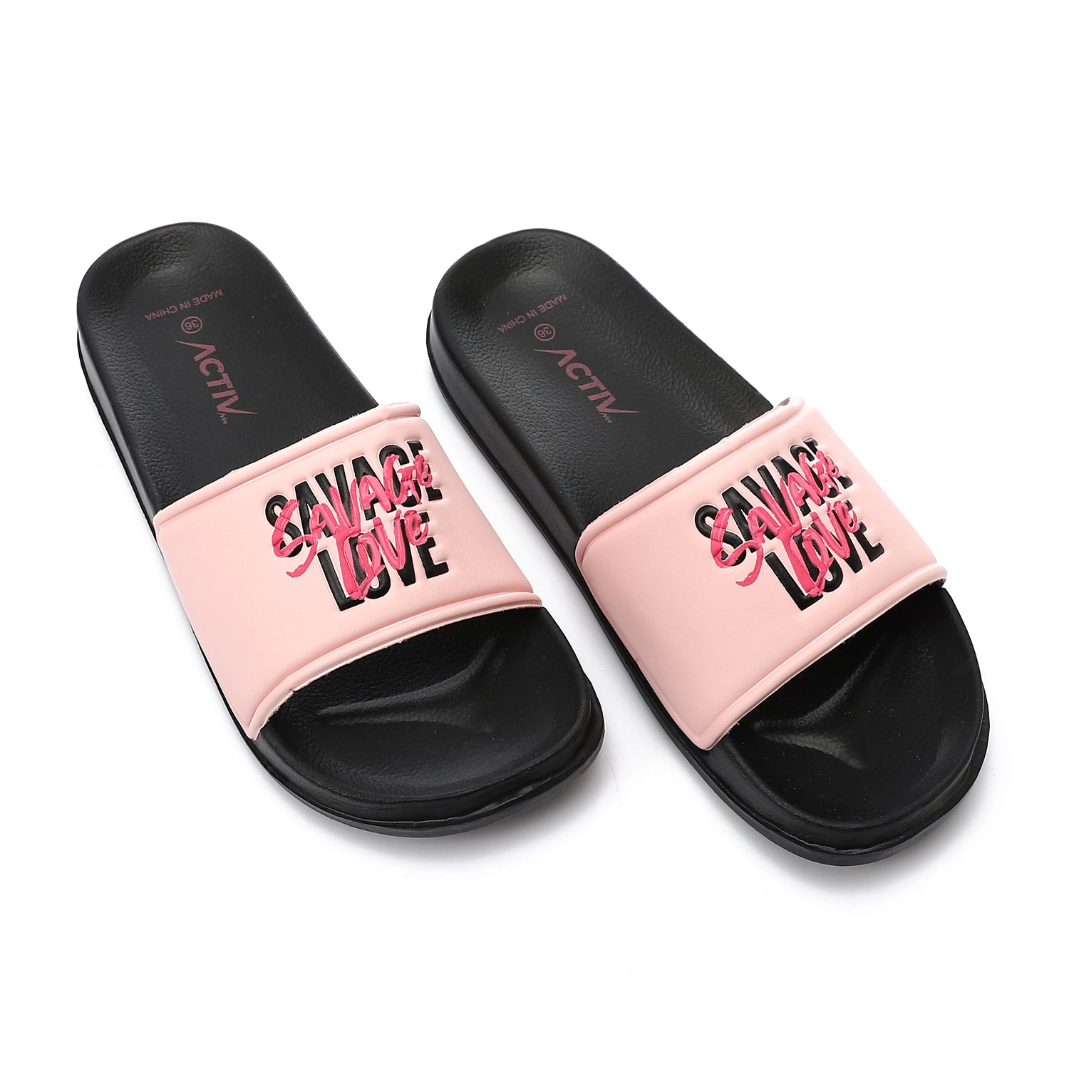 ACTIV SLIPPER - PINK*BLK
