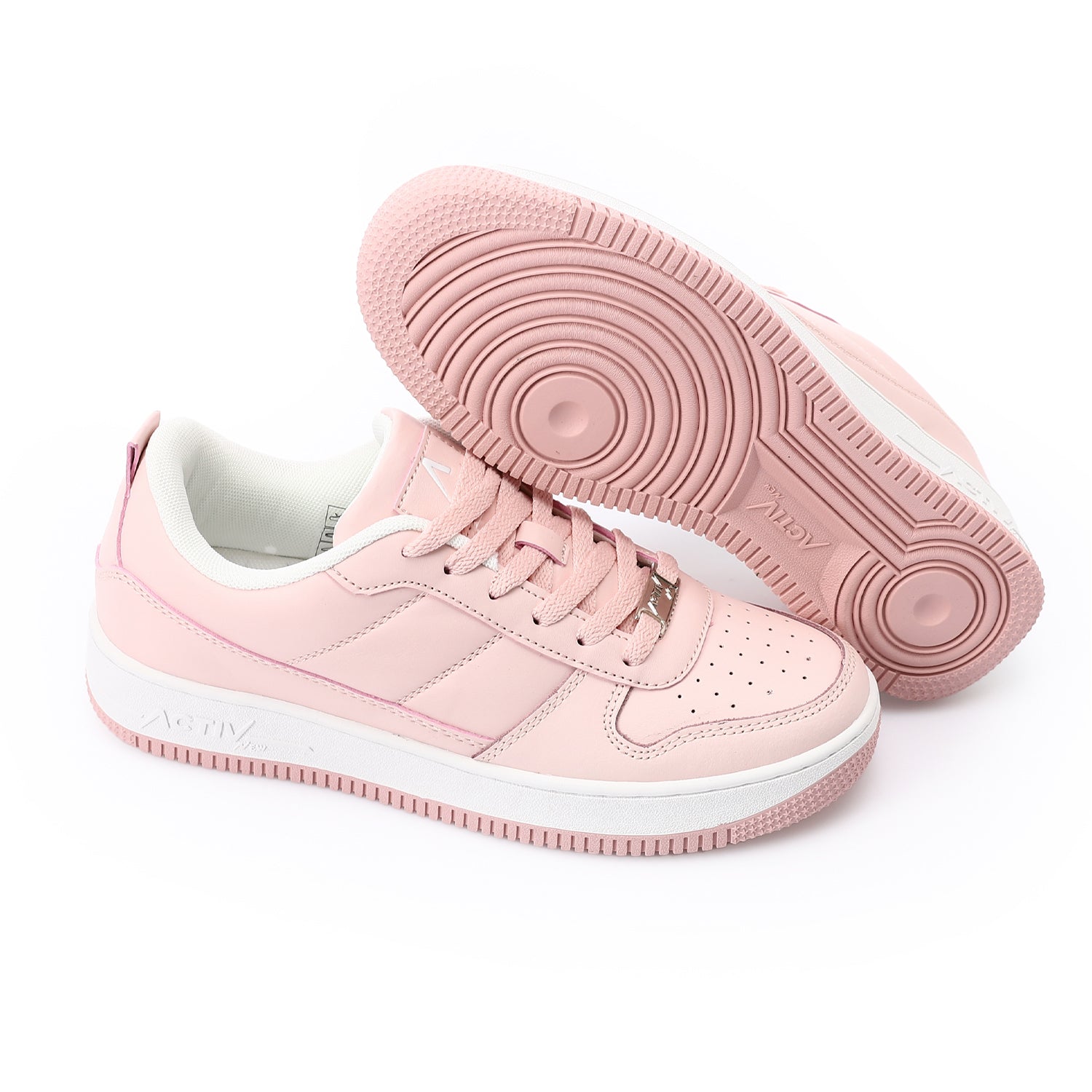 حذاء فاشون اكتف حريمى - بينك*ابيض