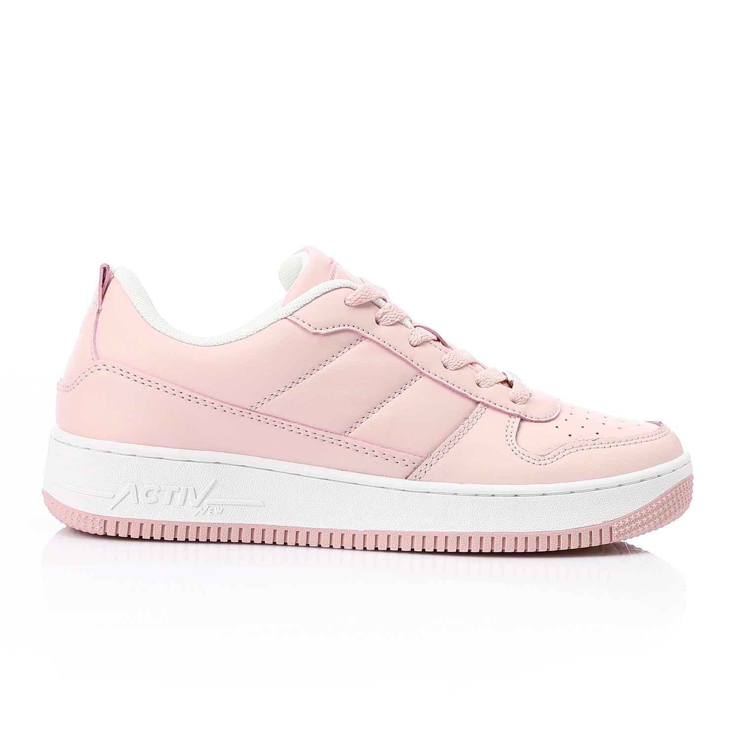 حذاء فاشون اكتف حريمى - بينك*ابيض