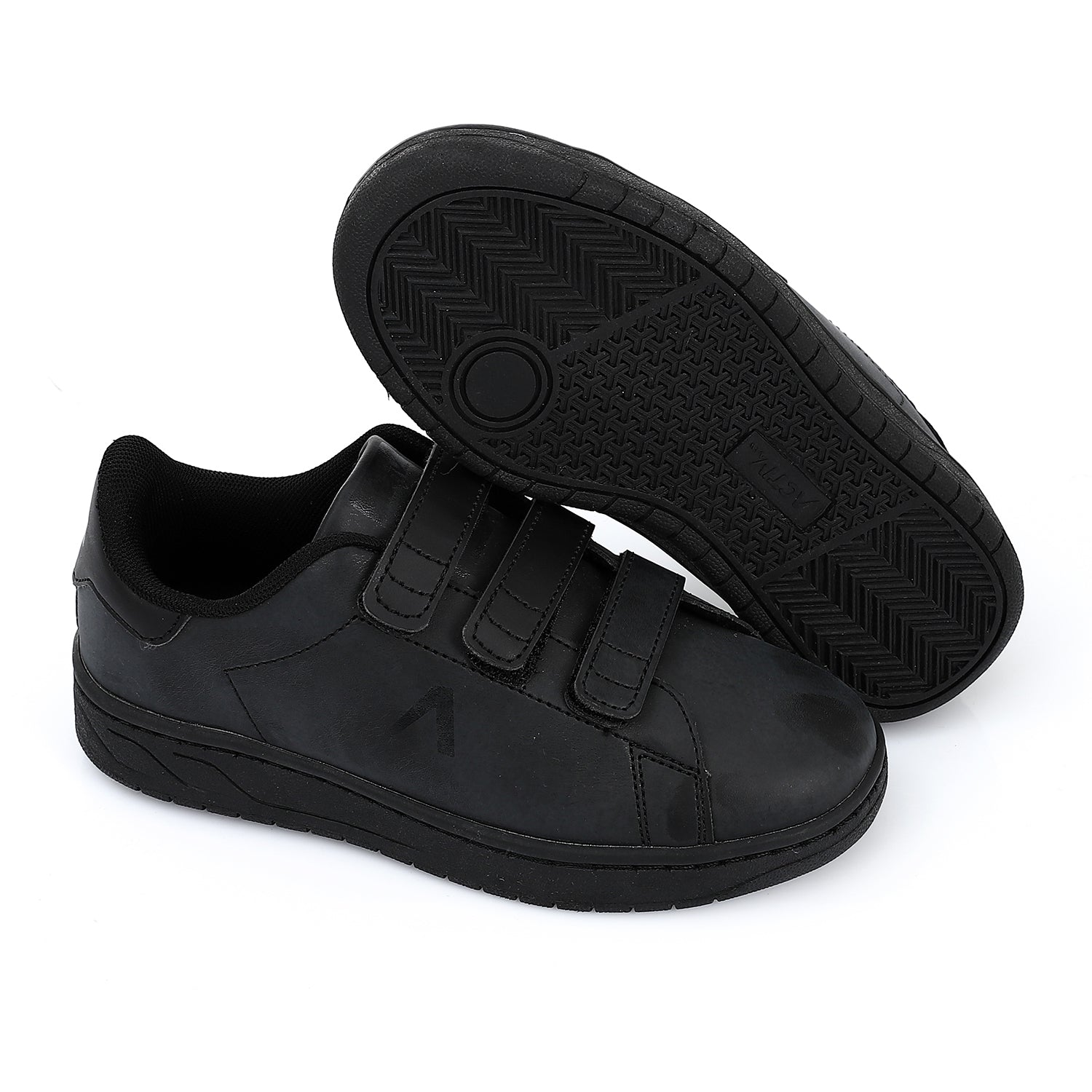 ACTIV FASHION VELCRO SHOES - BLACK
