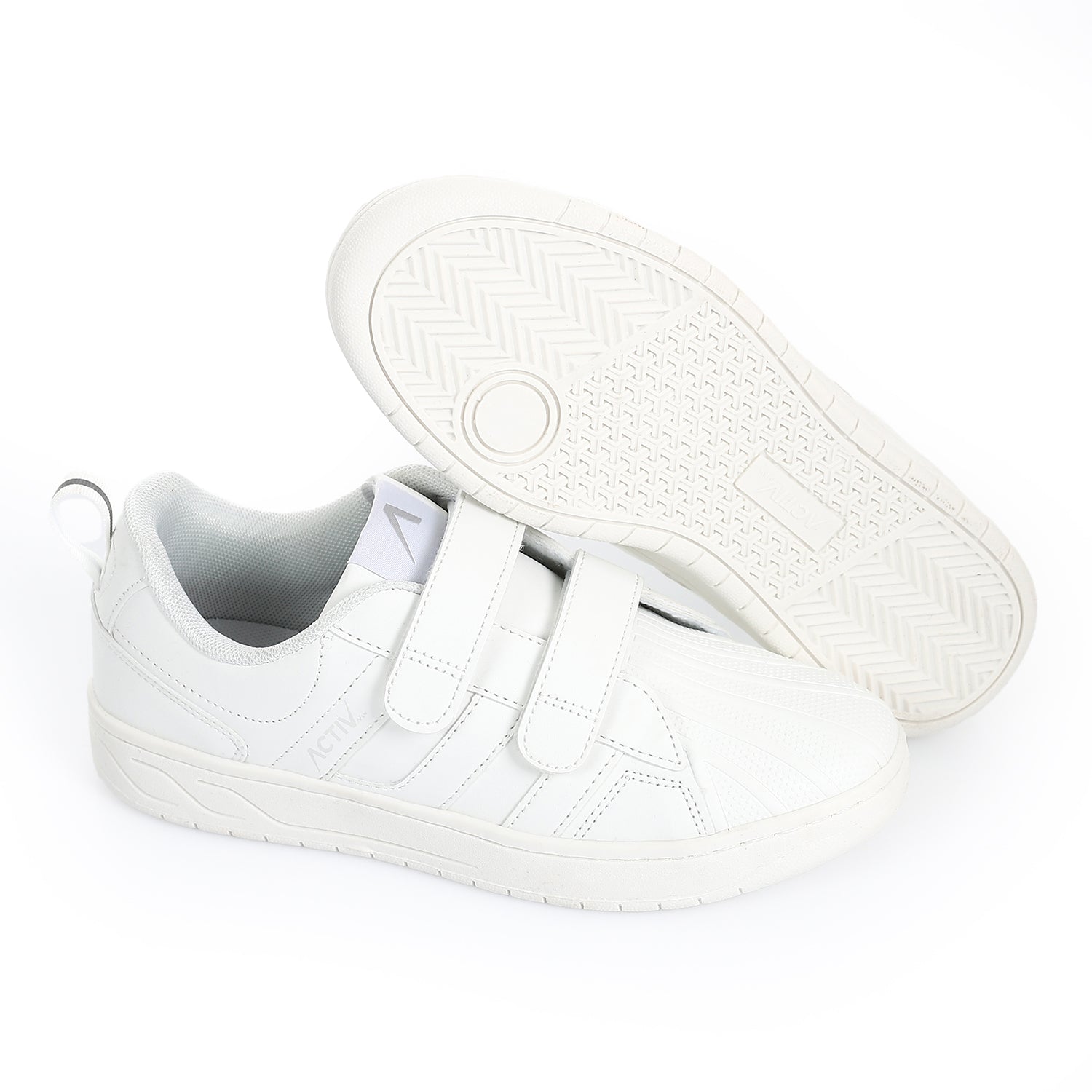 ACTIV FASHION VELCRO SHOES - WHITE