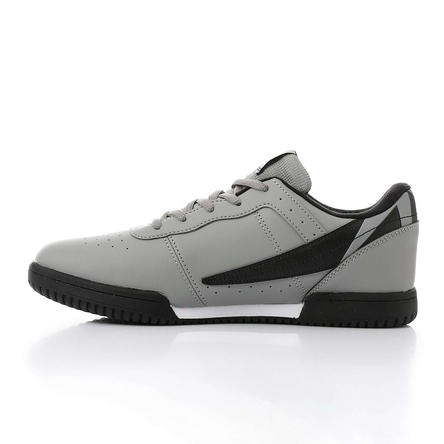 حذاء استيجا اكتف رجالى - اسود*رمادى غامق*اسود