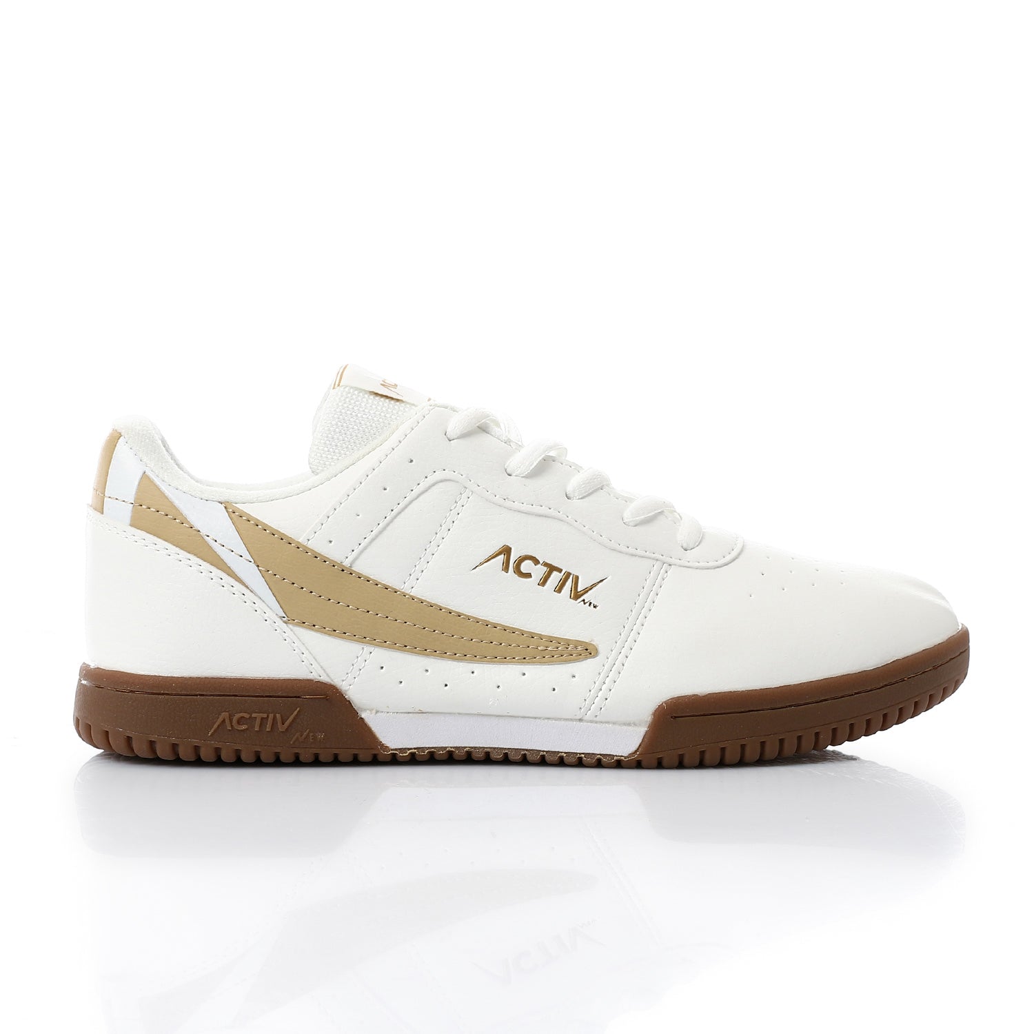 ACTIV MEN'S SHOES - BEIG*WHT