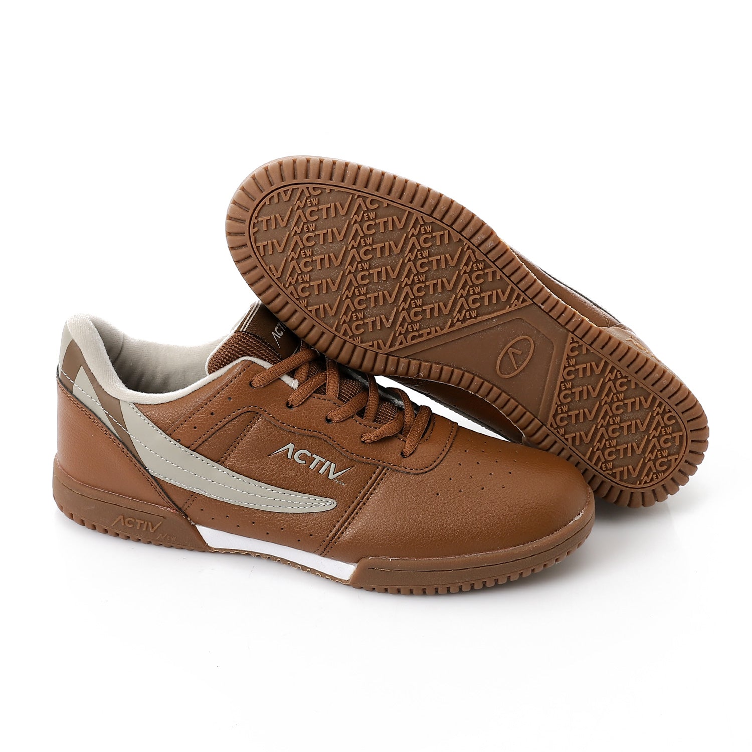 ACTIV MEN'S SHOES - BEIG*BRN