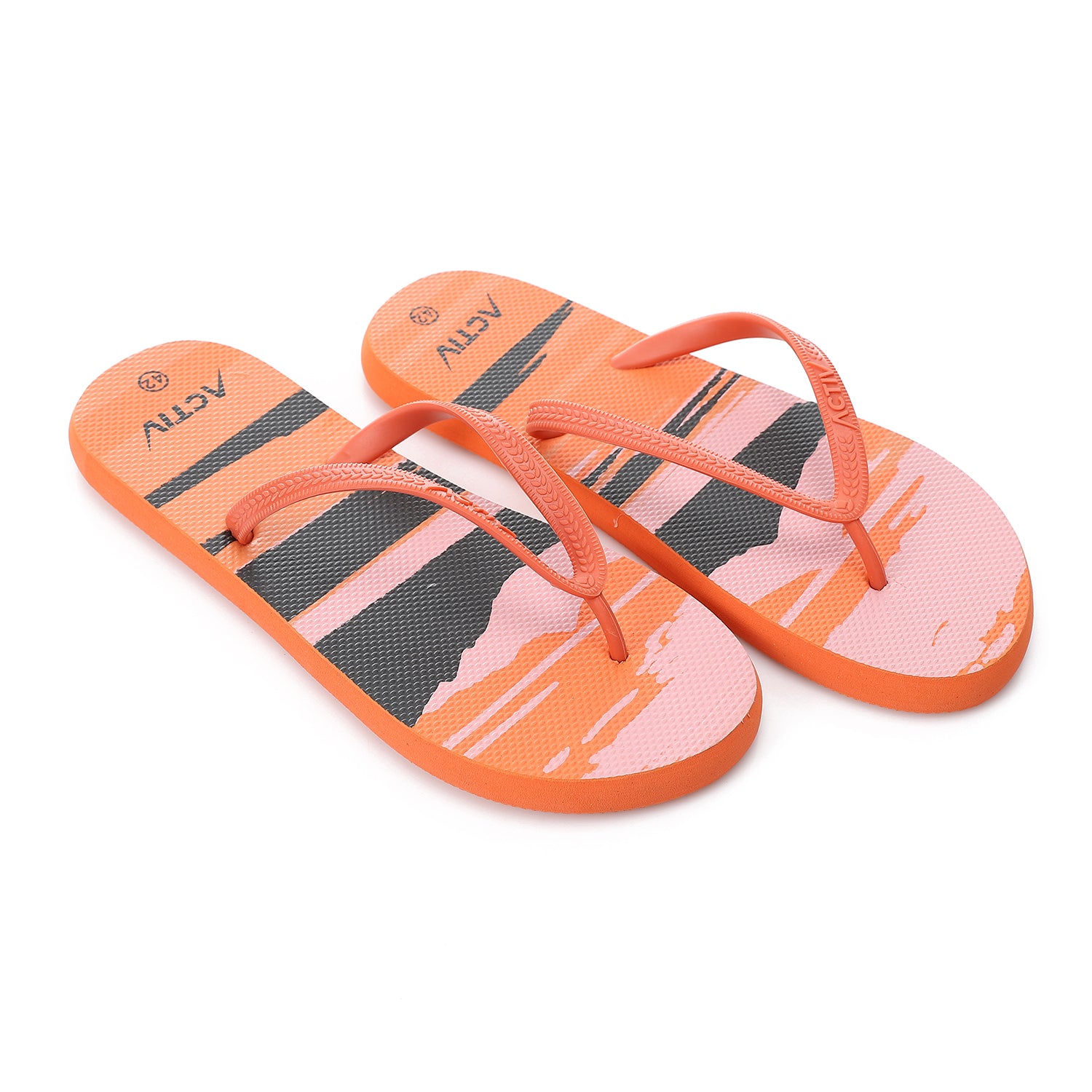 ACTIV MEN'S FLIP FLOP - برتقالى*احمر