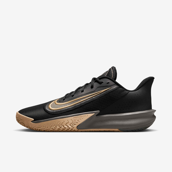 PRECISION VII BASKETBALL SHOES - BLK & GOLD