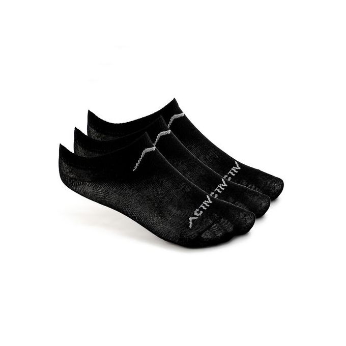 ACTIV KIDS ANKLE SOCKS PACK*3 - BLACK 