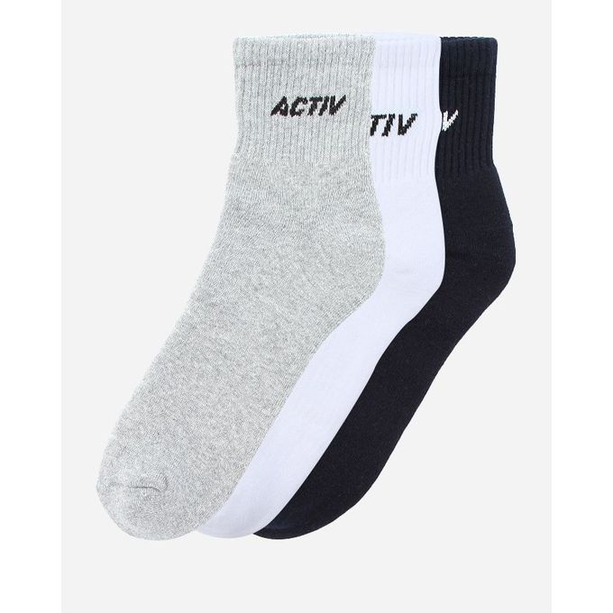 ACTIV MEN'S SOCKS PACK*3 - COLORS