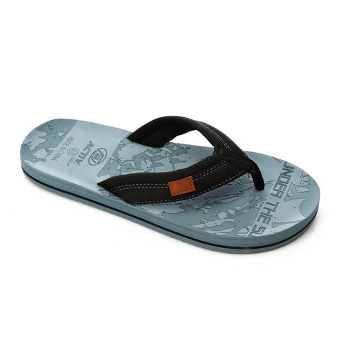 ACTIVNEW MEN'S FLIP FLOP - BLK & GREN