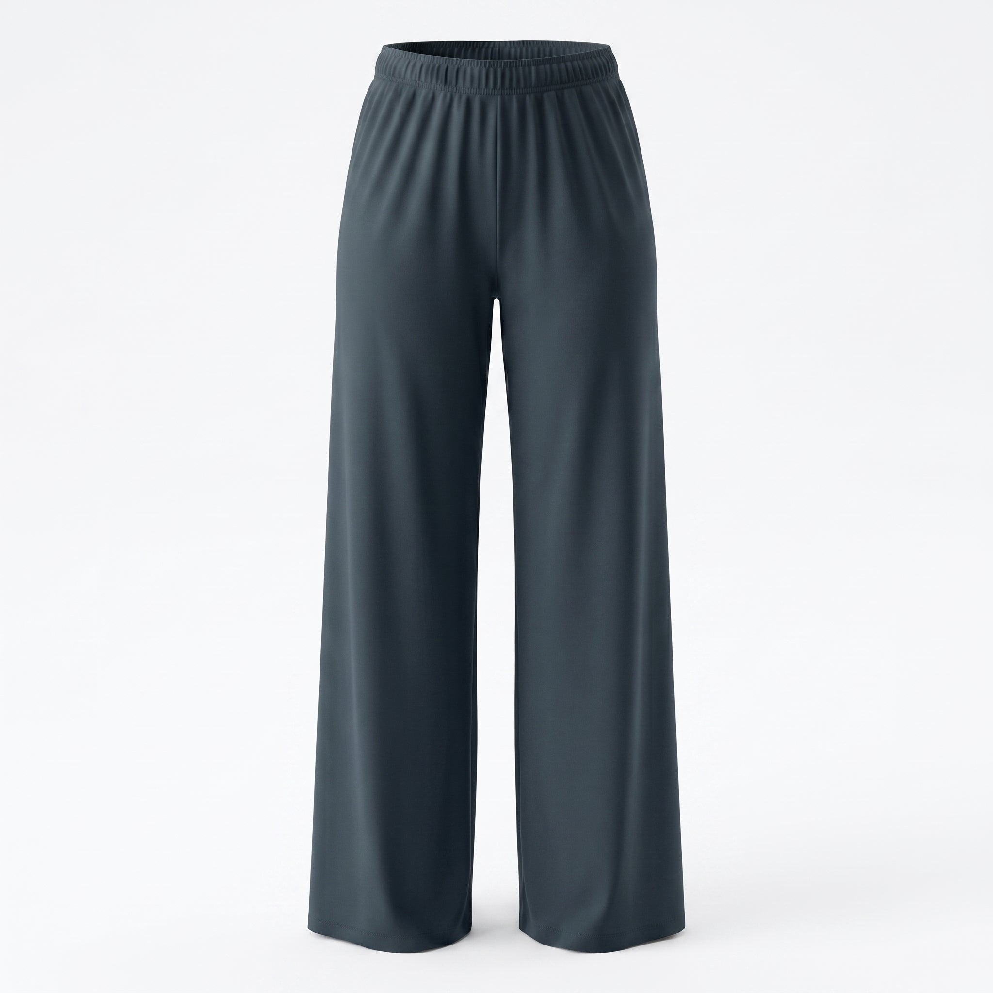 WIDE LEG SWIM PANTS - PETROL