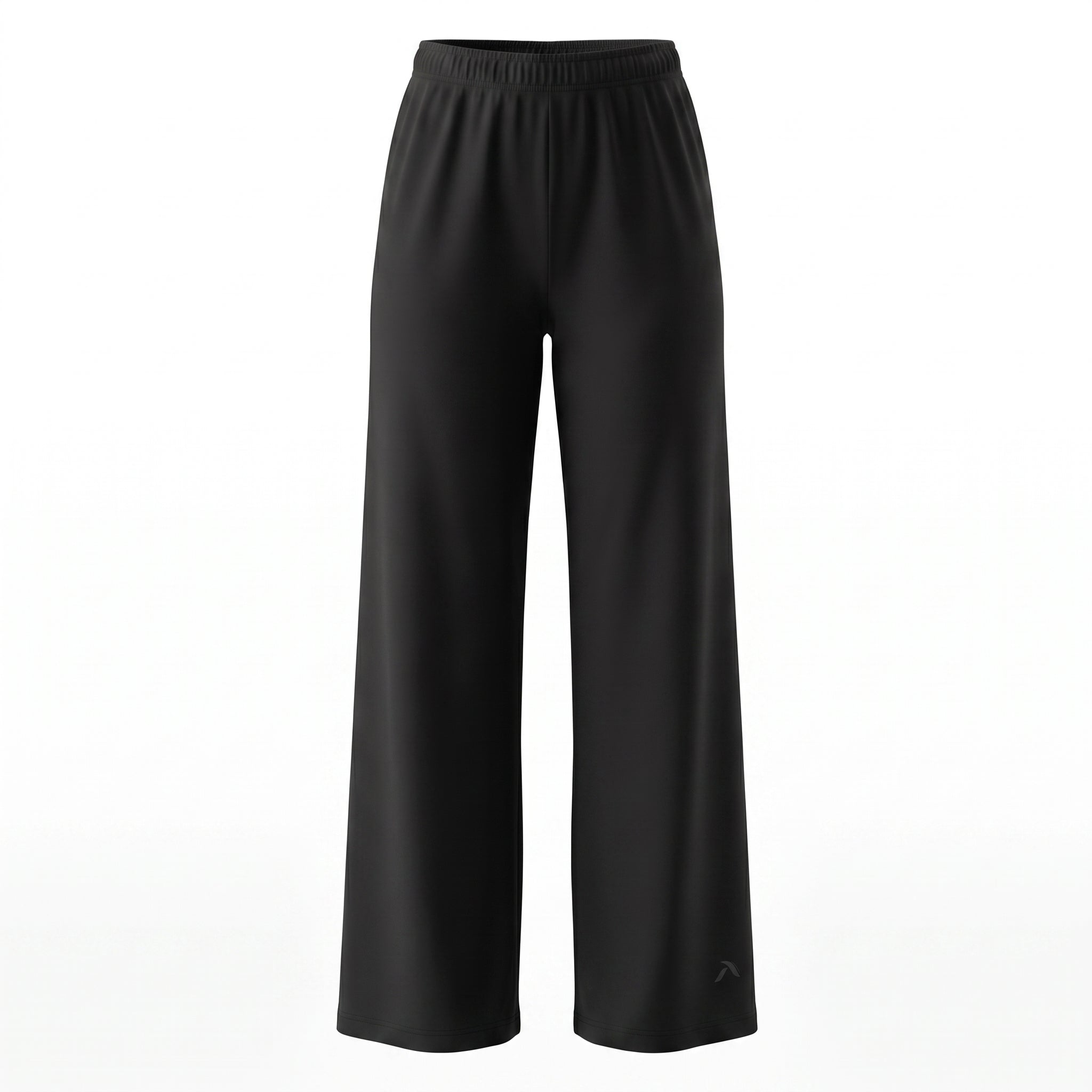 WIDE LEG SWIM PANTS - BLACK