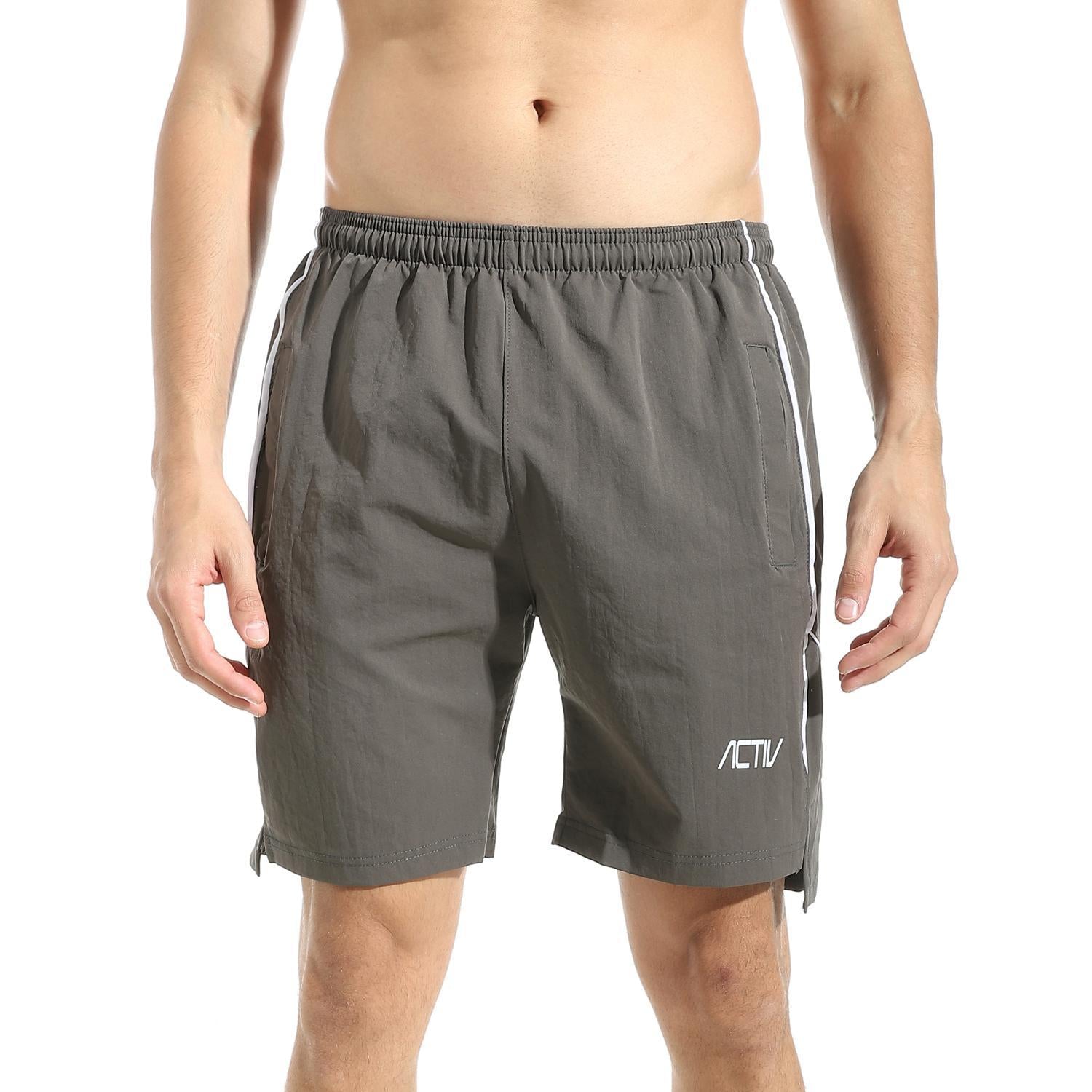 ACTIV MEN'S MESH SPORTS SHORTS - OLIVE