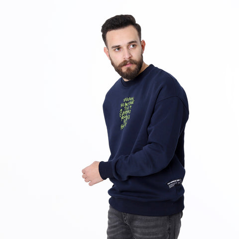 ACTIVNEW BASIC SWEATSHIRT - NAVY