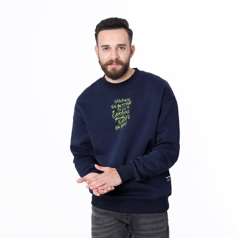 ACTIVNEW BASIC SWEATSHIRT - NAVY