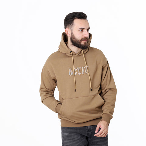 ACTIVNEW HOODED SWEATSHIRT - HAVANA