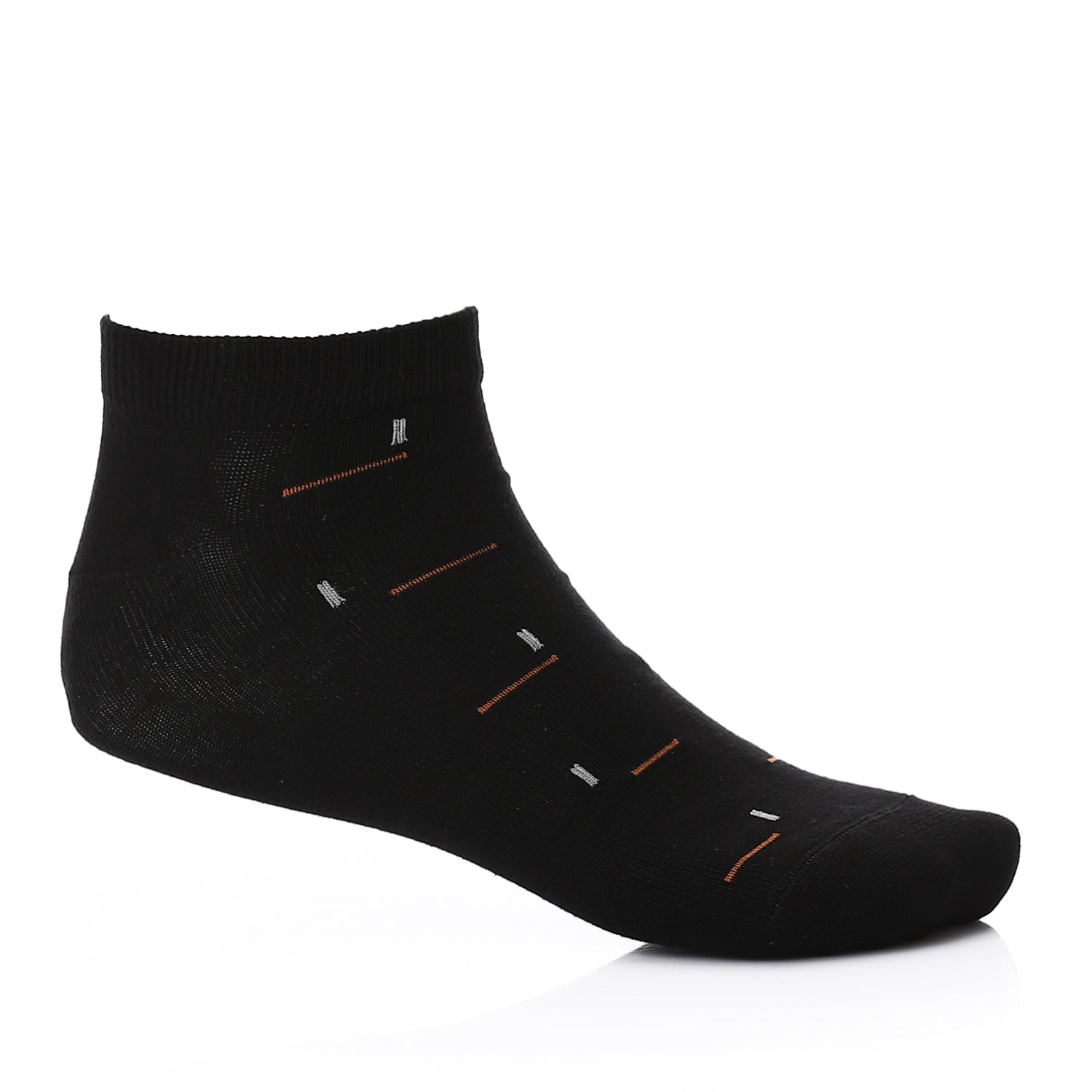 ACTIV MEN'S PLAIN ANKLE SOCKS - BLACK