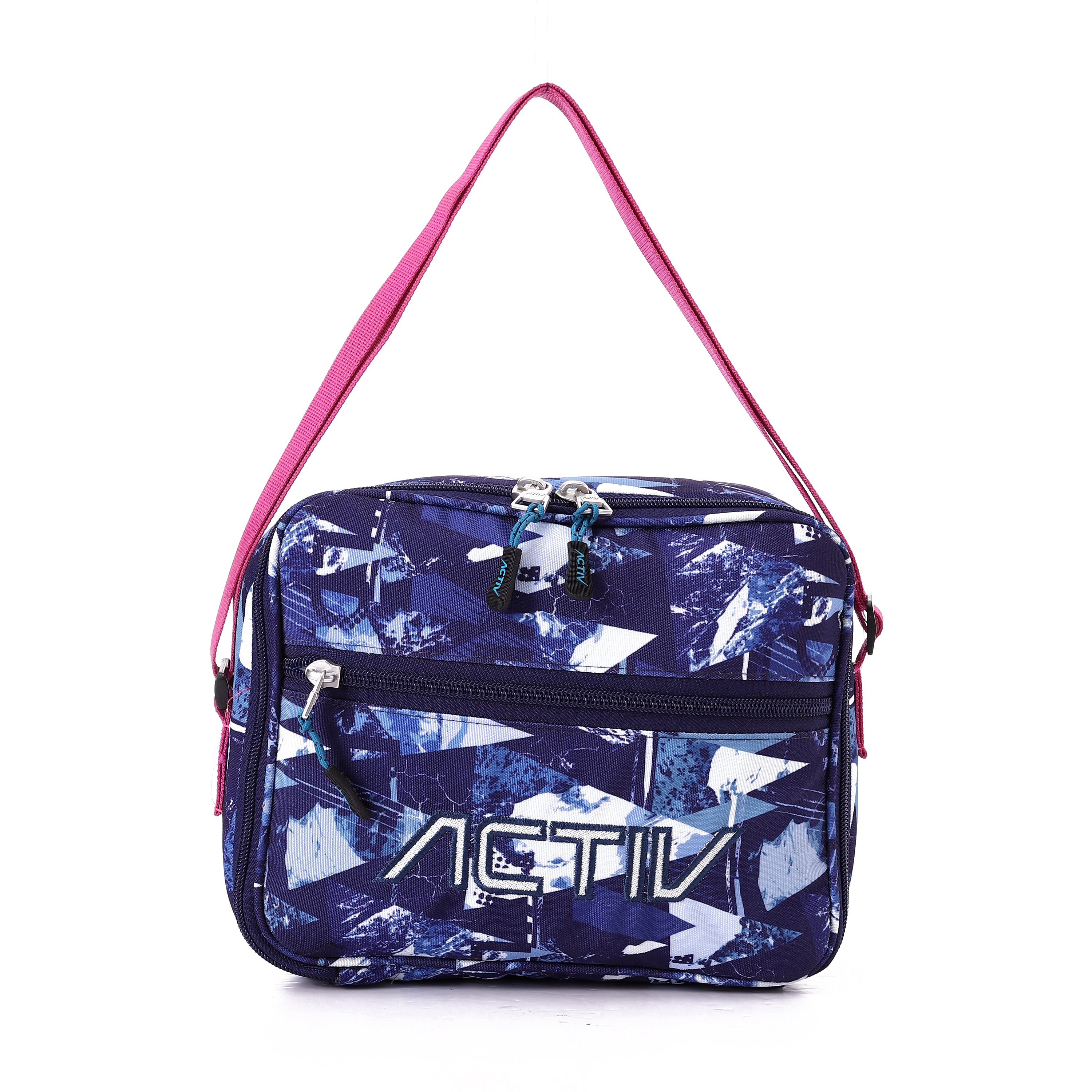 ACTIV LUNCH BAG L20*W25 - NVY & WHT