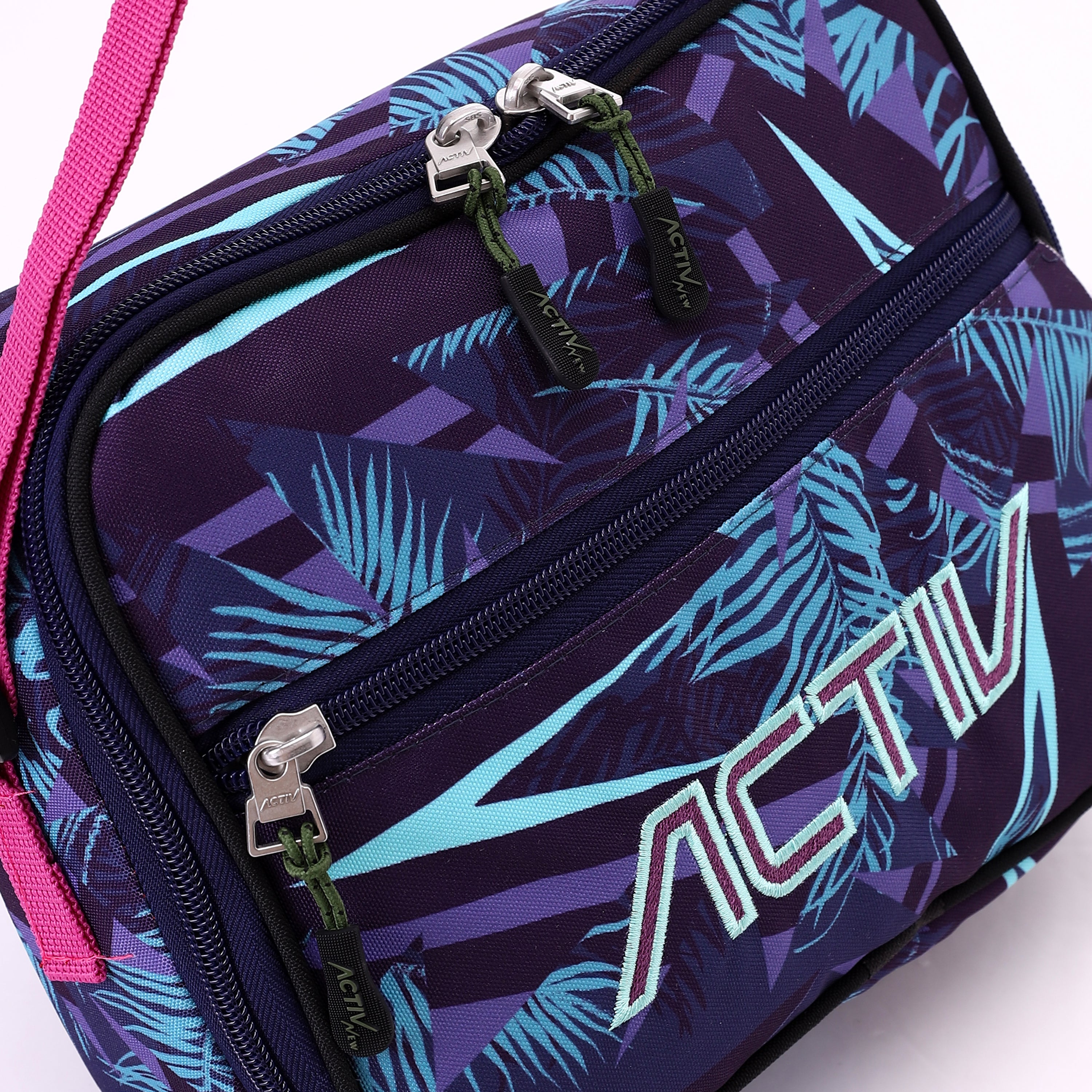 ACTIV LUNCH BAG L20*W25 - BRN & TRQ