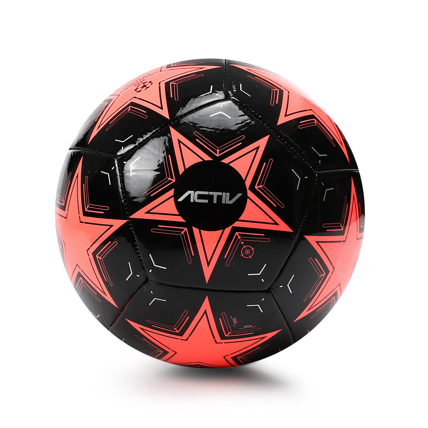 ACTIV FOOTBALL SIZE 5 - BLK*ORNG