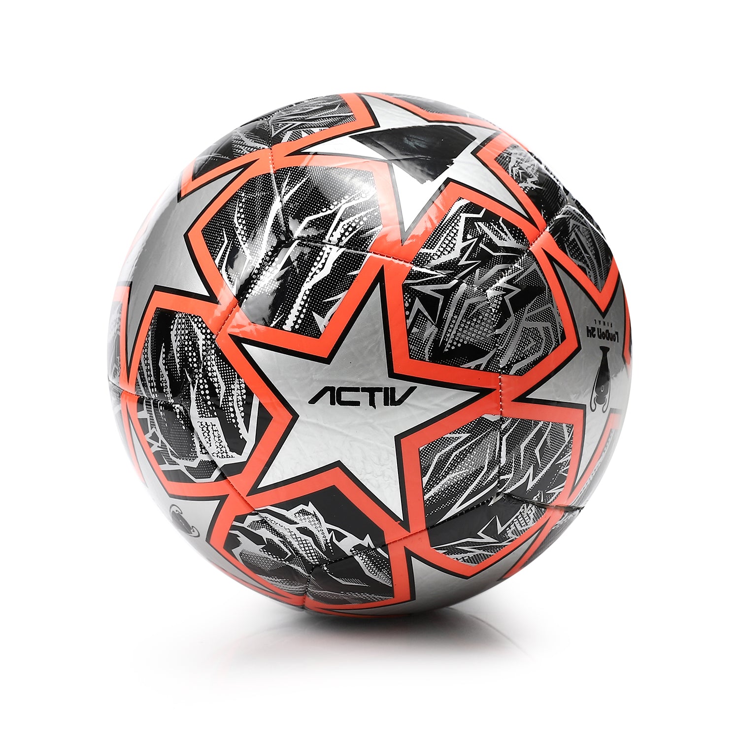 ACTIV FOOTBALL SIZE 5 - BLK*SLVR