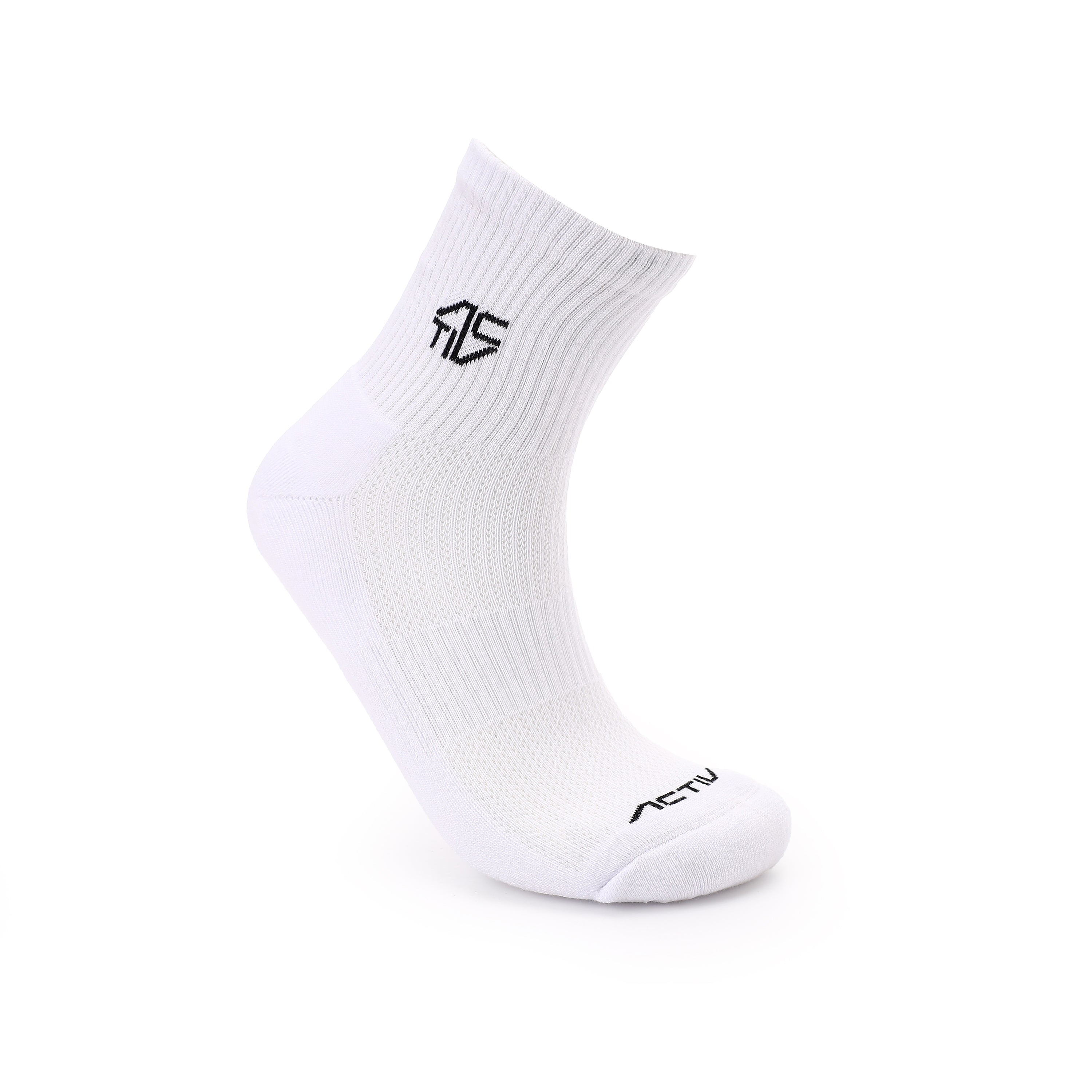 ACTIV HALF CUSHION 2/3 SOCKS*3 - WHITE