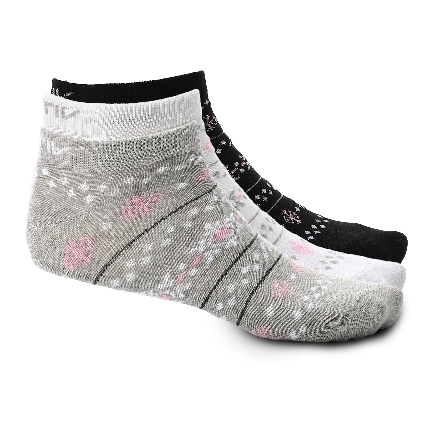 ACTIV WOMEN ANKLE SOCKS PACK*3 - COLORS