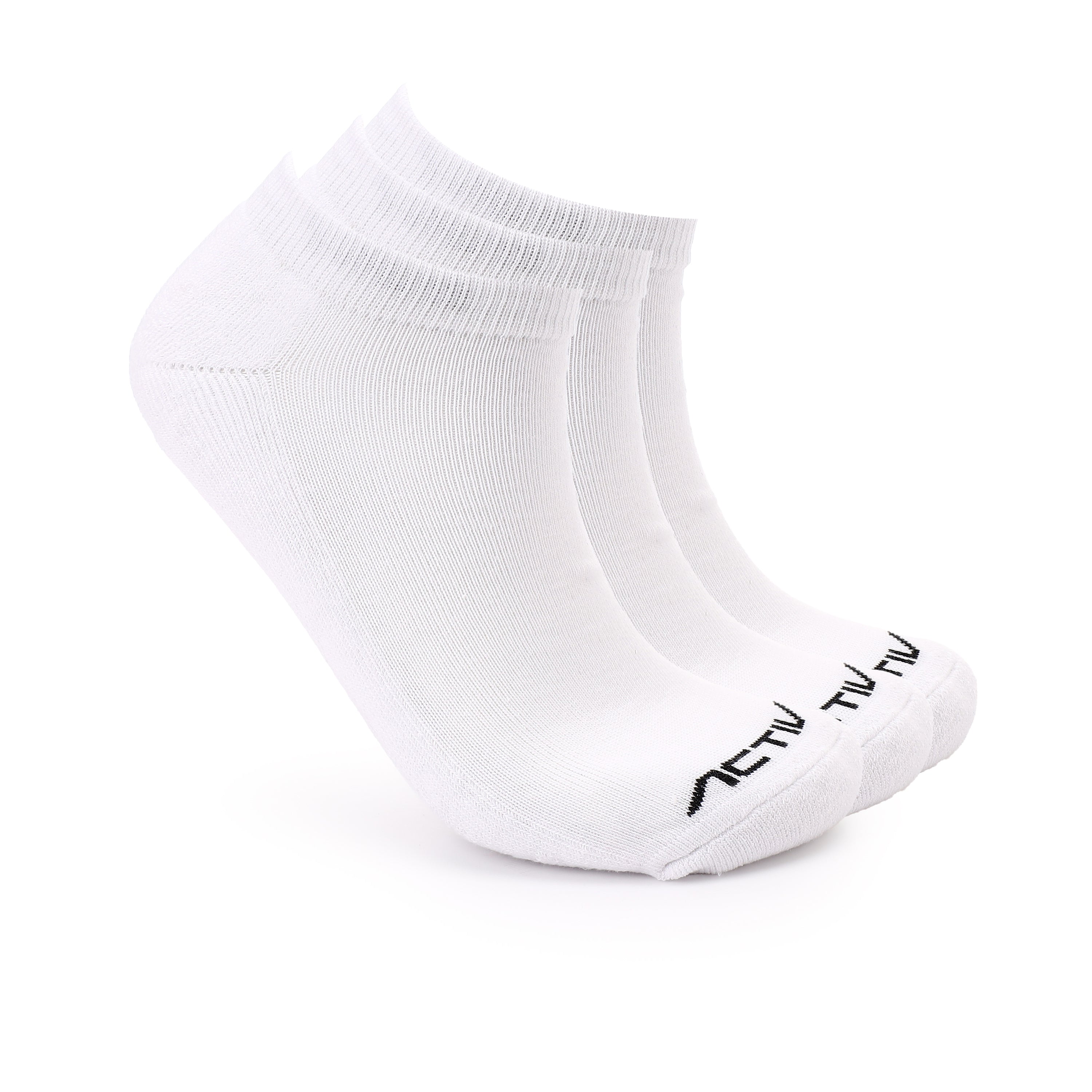 ACTIV HALF CUSHION ANKL 3SOCKS - WHITE