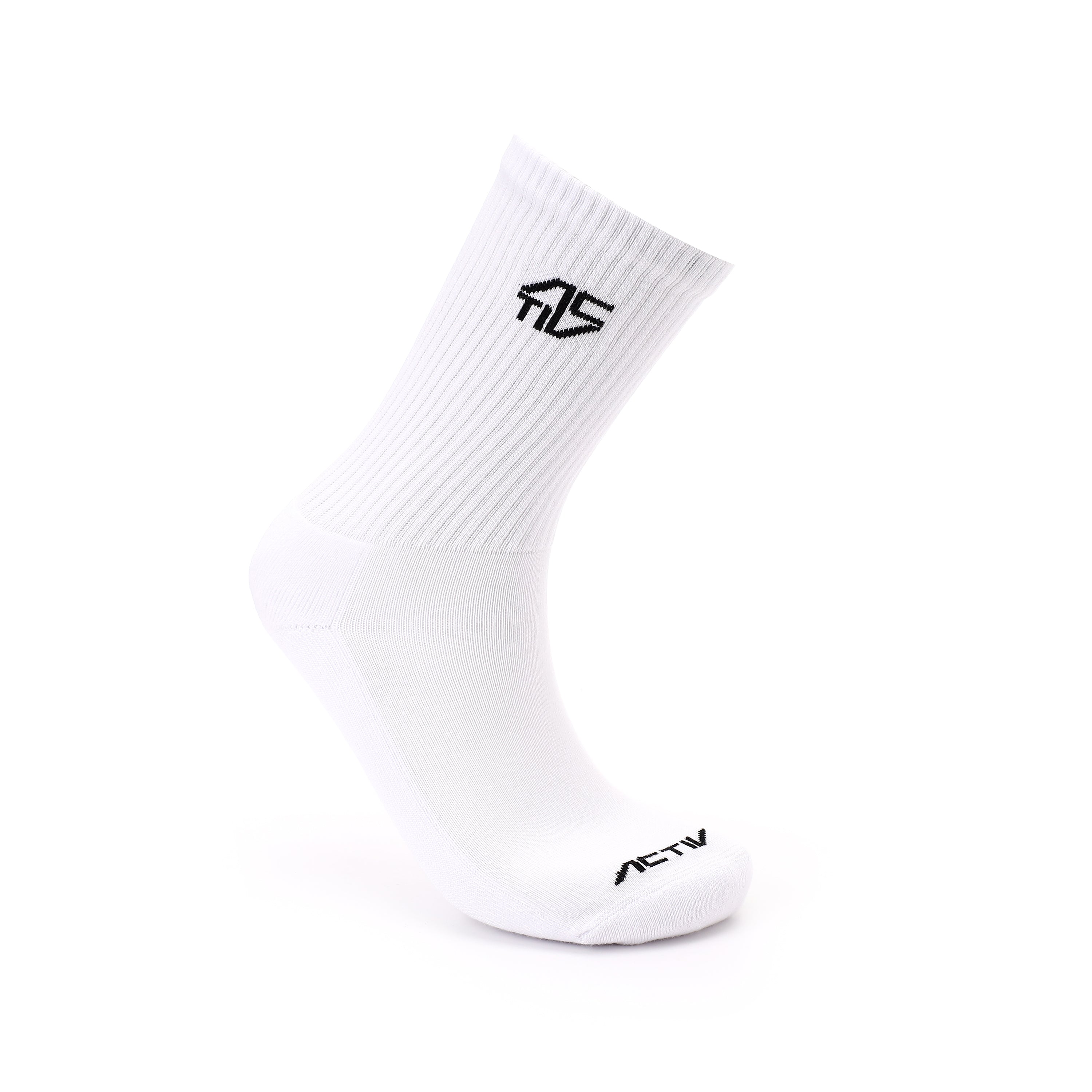 ACTIV HALF CUSHION LONG 3SOCKS - WHITE
