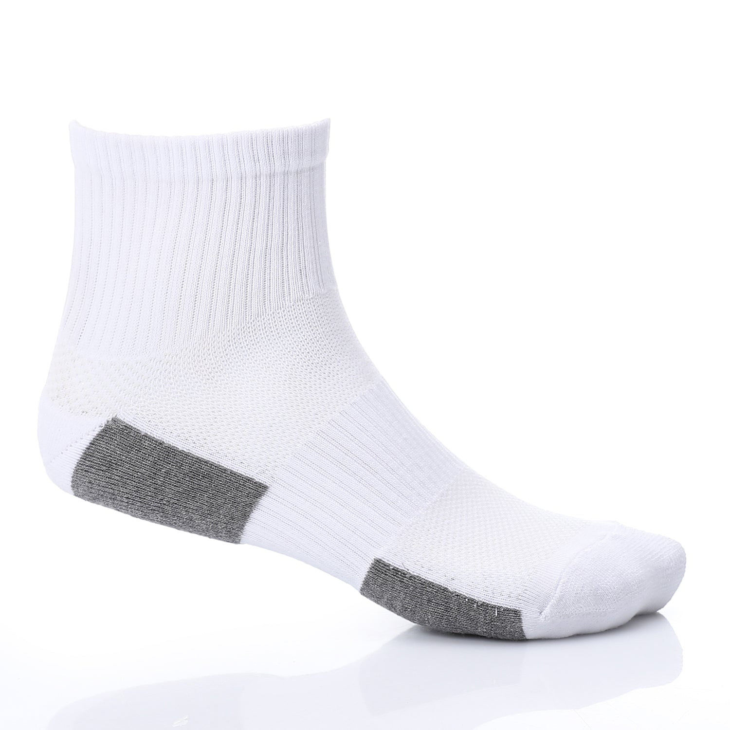 ACTIV H.CUSHION 2/3 MENS SOCKS - WHIT & GRY