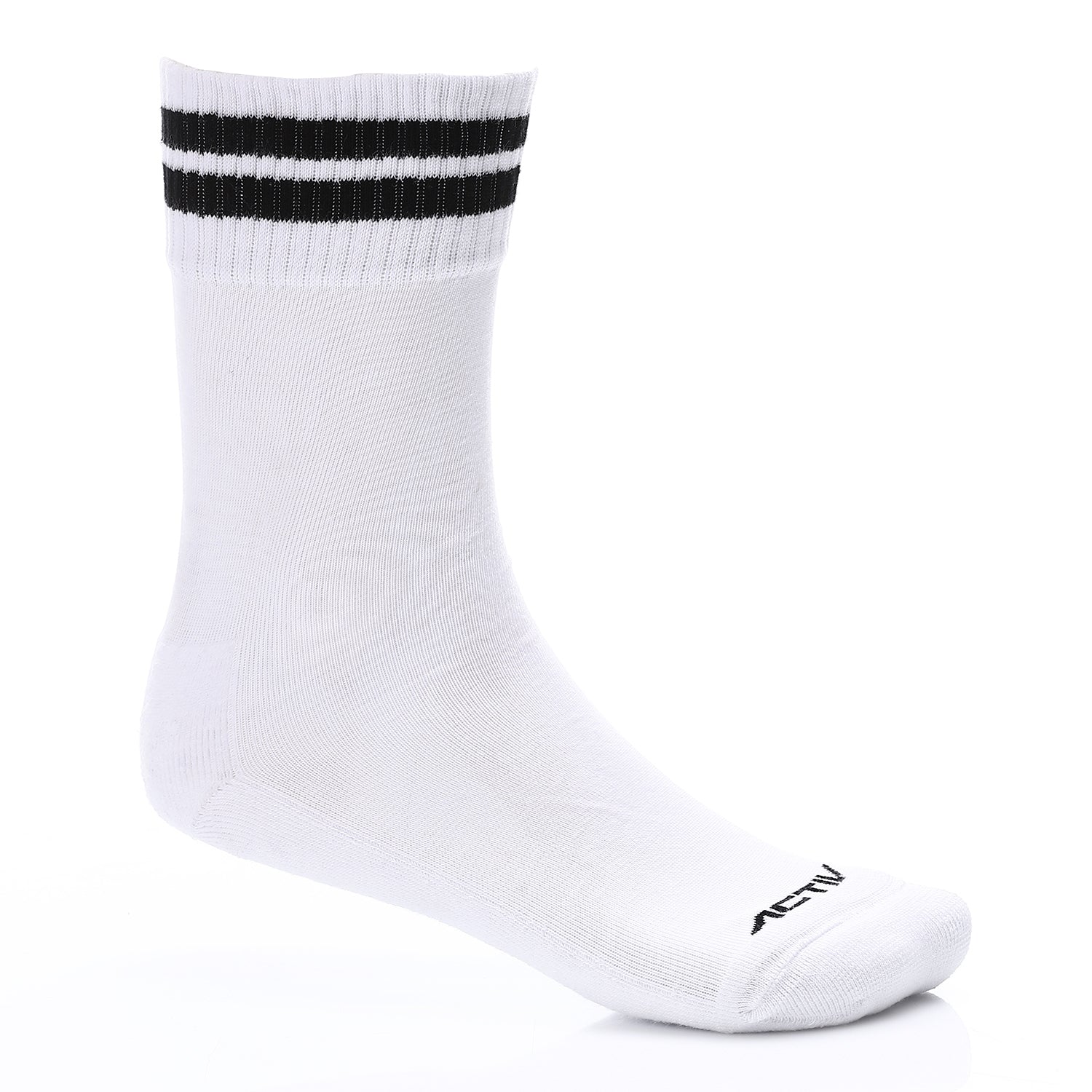 ACTIV HALF CUSHION LONG SOCKS - WHITE