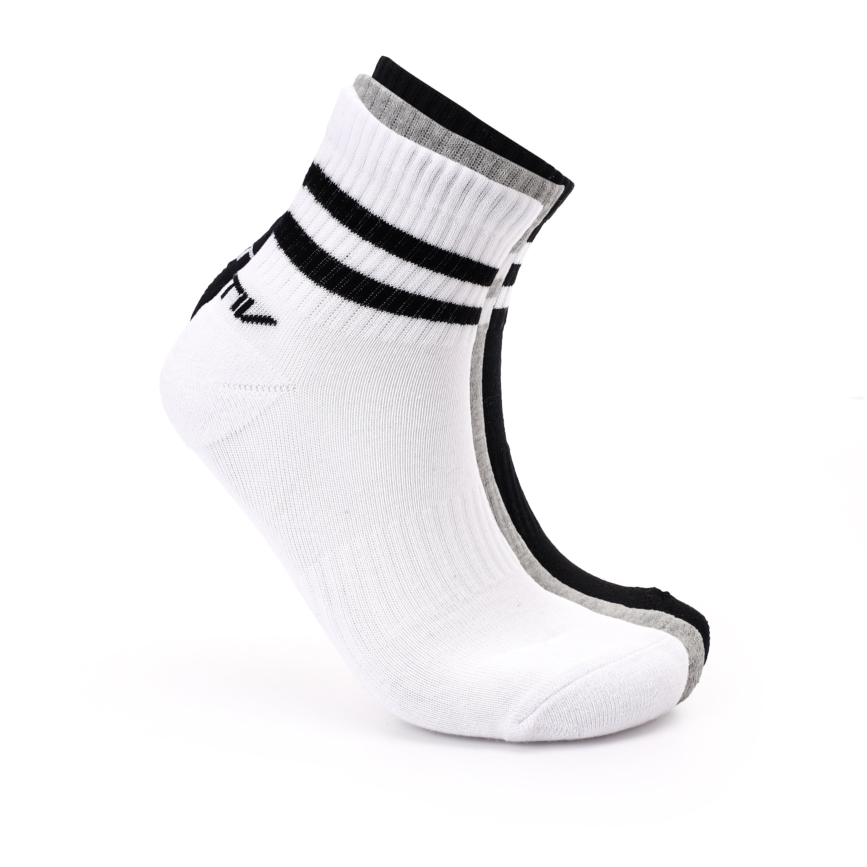 ACTIV HEEL&TOE 2/3SOCKS PACK*3 - COLORS