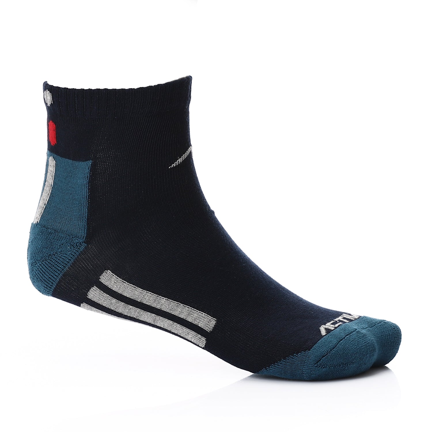 ACTIV MEN HEEL&FRONT 2/3 SOCKS - NAVY