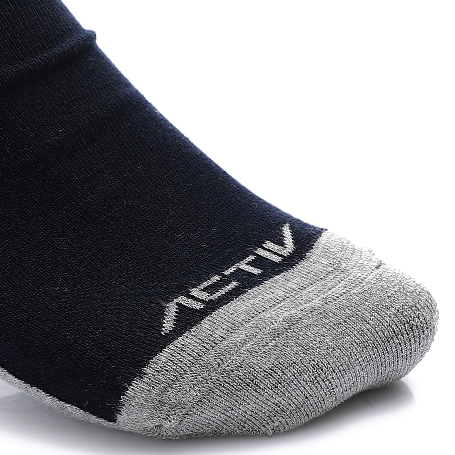 ACTIV MEN HEEL&FRO ANKLE SOCKS - BLK*GREY