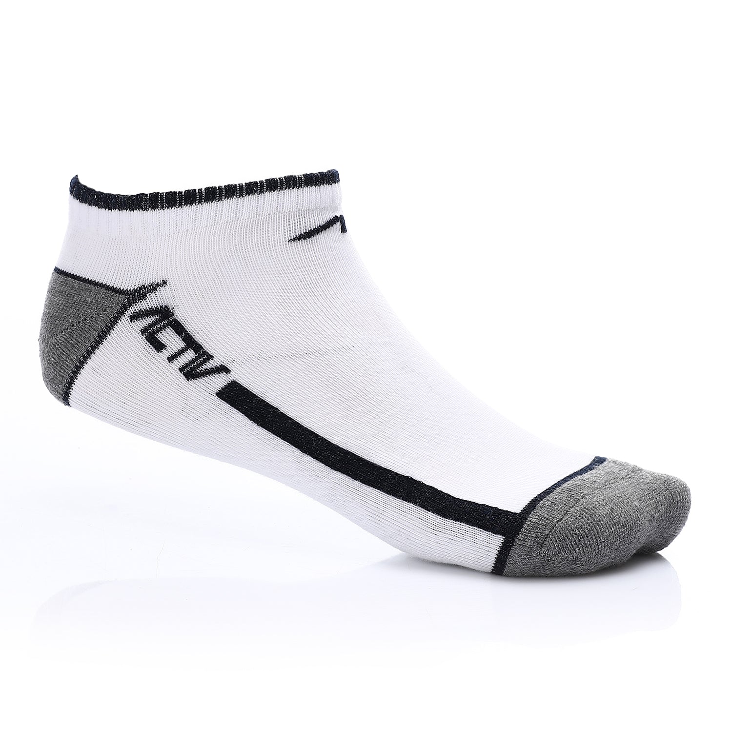 ACTIV MEN HEEL&FRO ANKLE SOCKS - WHITE