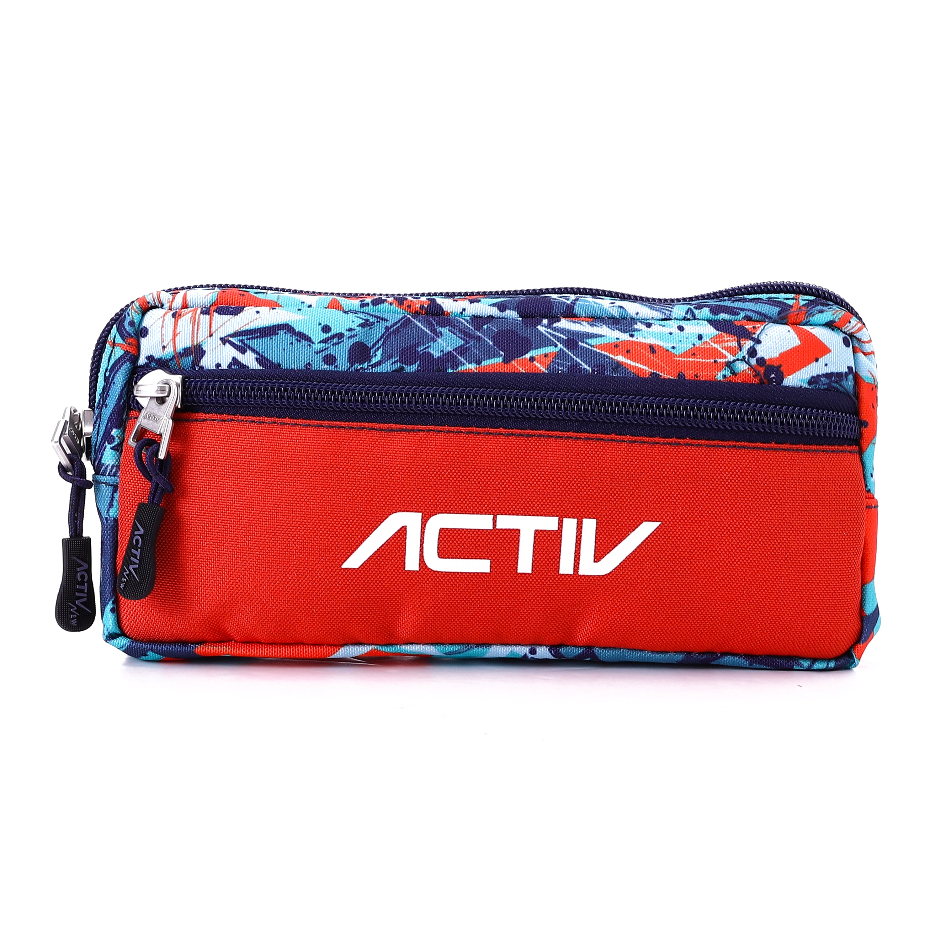 ACTIV PENCIL CASE L22*W20 - ORG & NVY