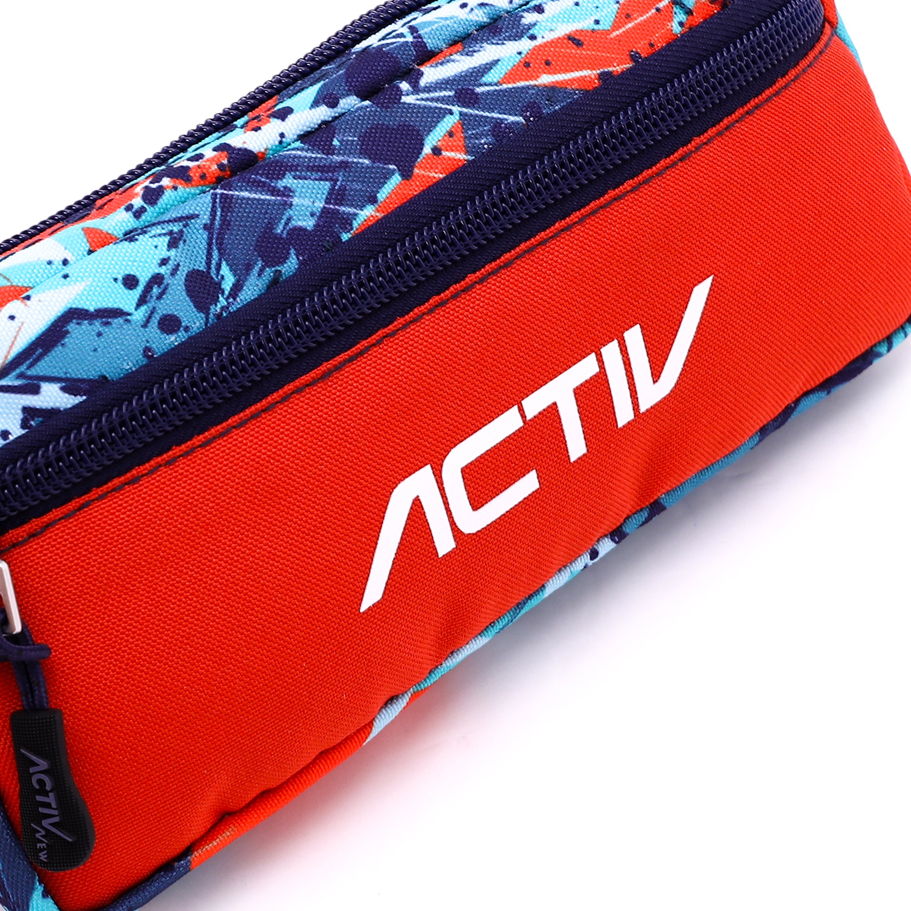 ACTIV PENCIL CASE L22*W20 - ORG & NVY