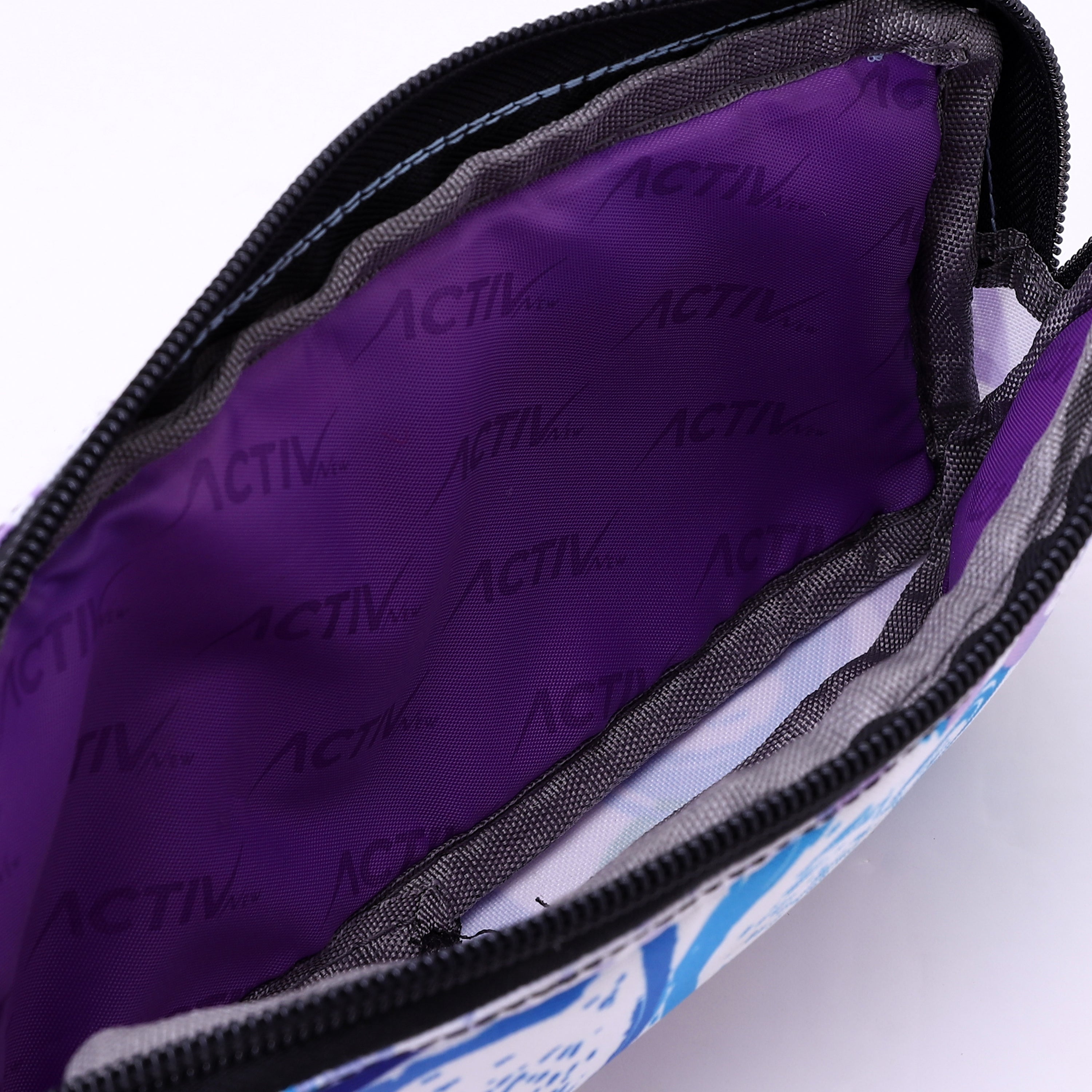 ACTIV PENCIL CASE L22*W20 - PPL & WHT