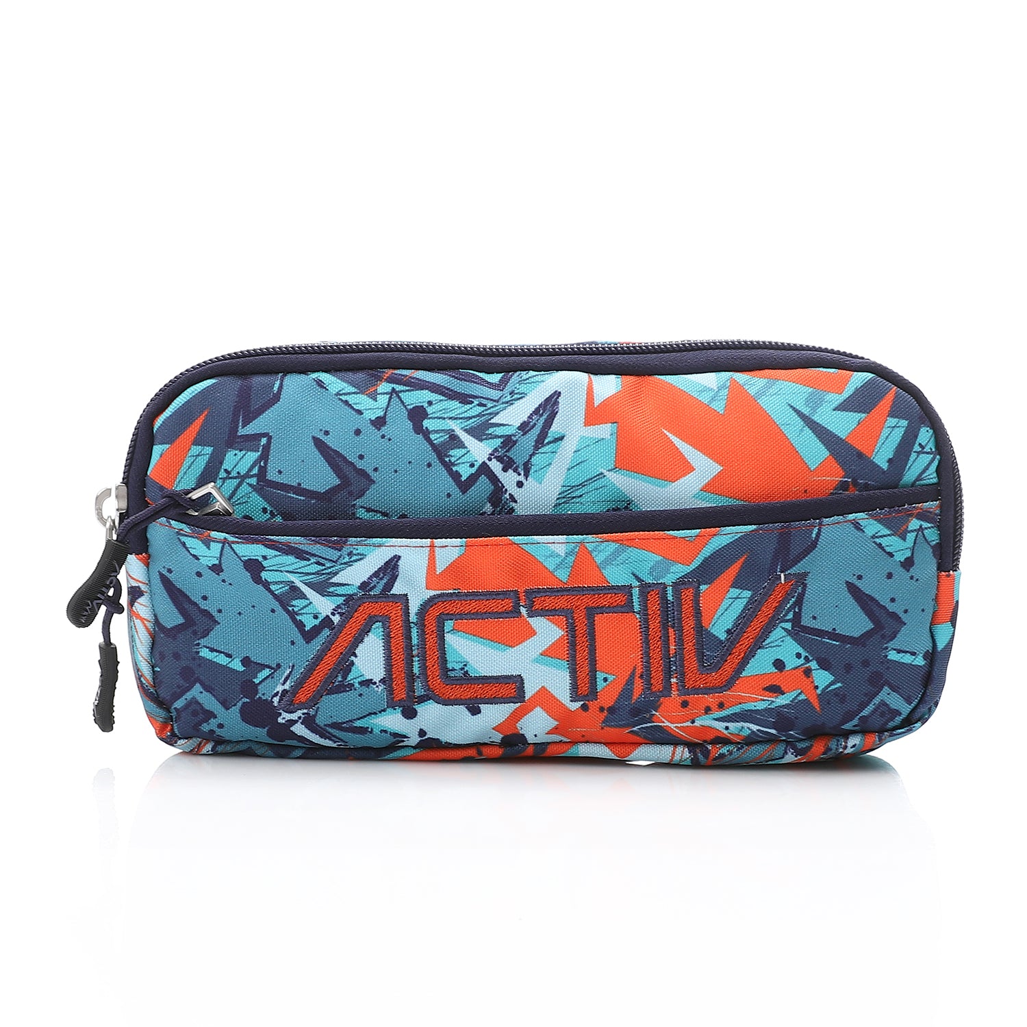 ACTIV PENCIL CASE L22*W20 - ORNG*NVY
