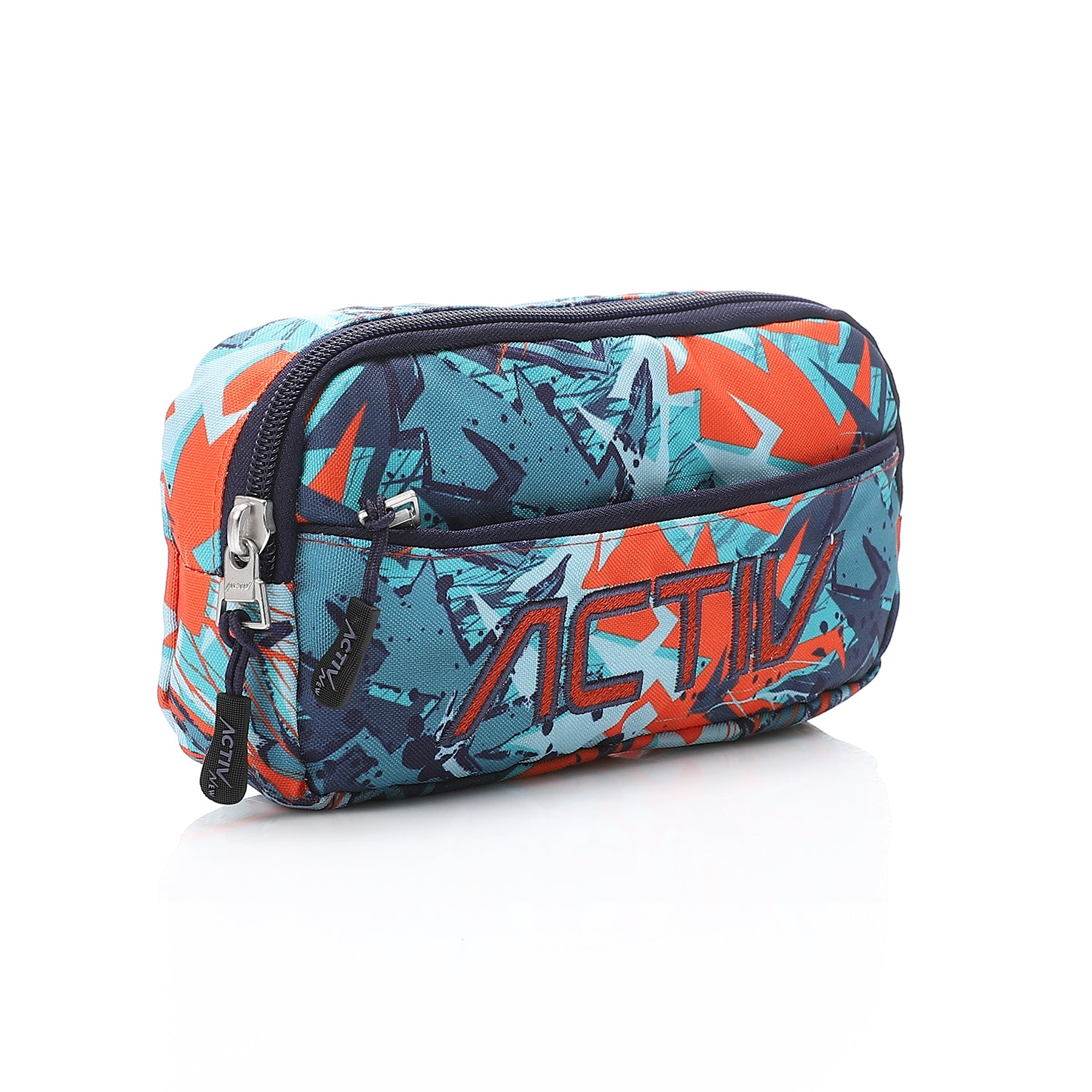 ACTIV PENCIL CASE L22*W20 - ORNG*NVY