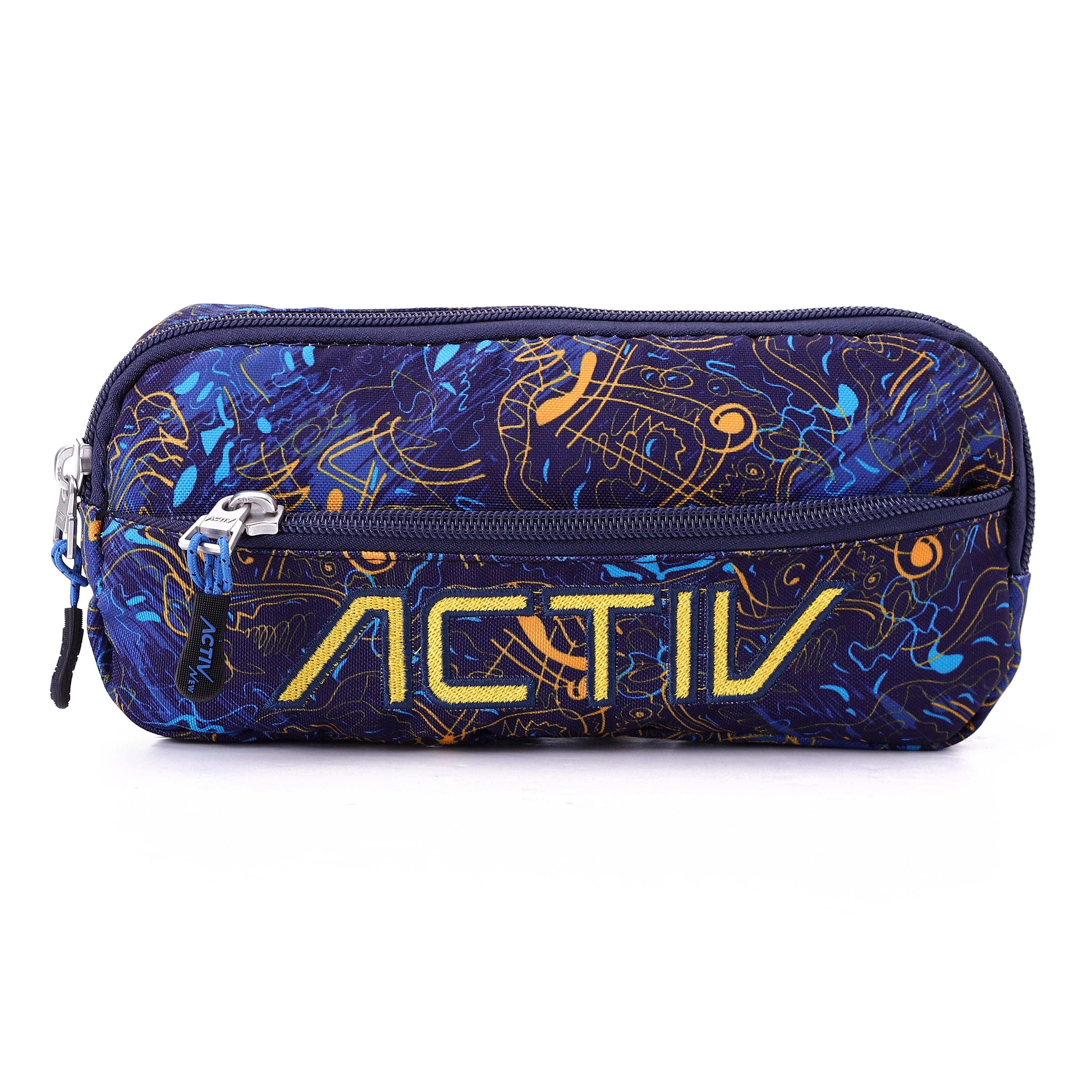 ACTIV PENCIL CASE L22*W20 - NVY & BLU