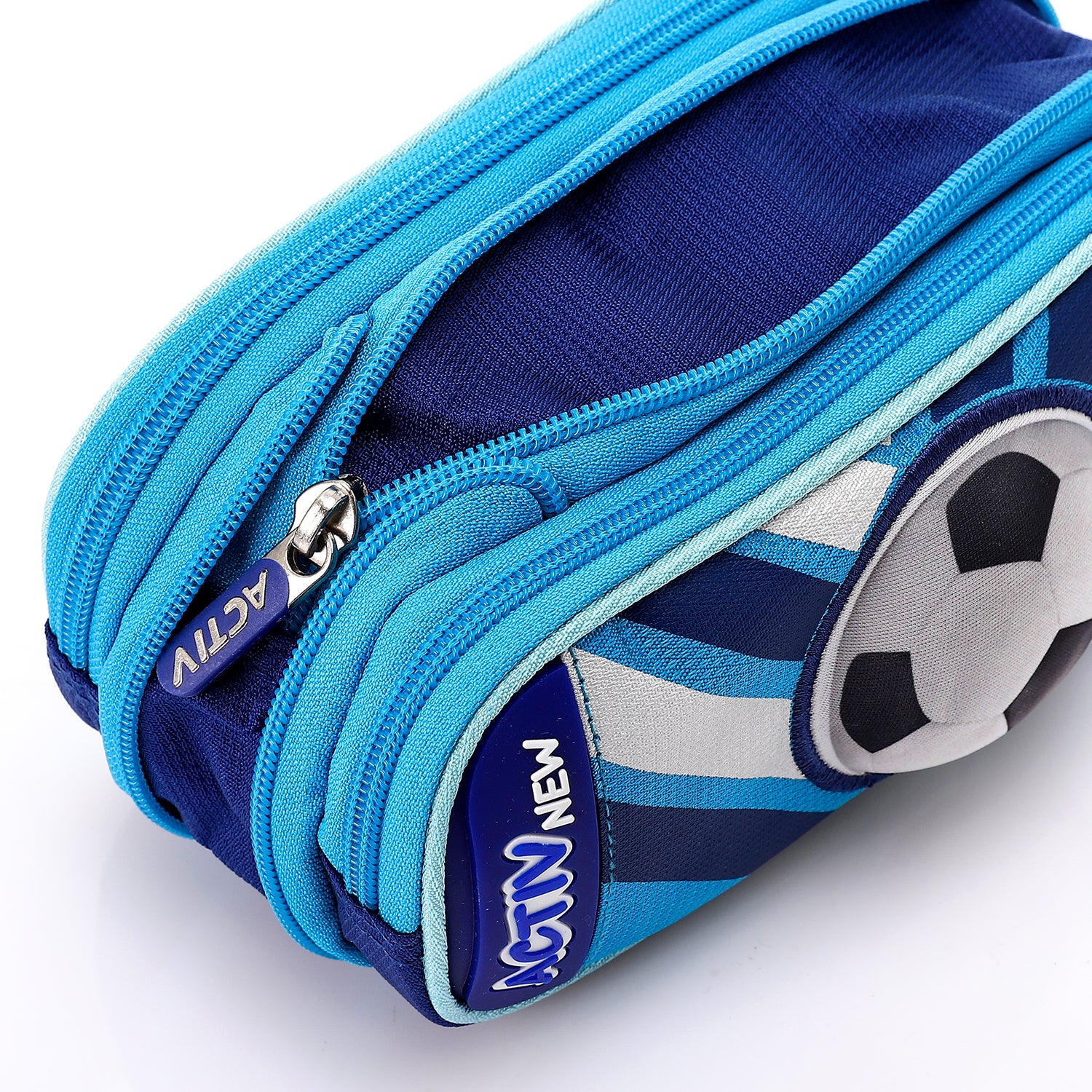 ACTIV BOY SOCERBAL PENCIL CASE - BLUE 