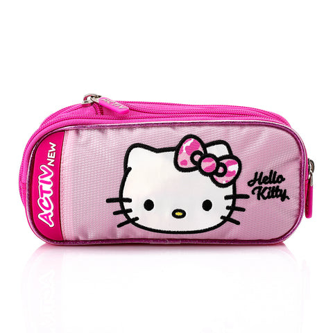 ACTIV GIRLS KITTY  PENCIL CASE - PINK